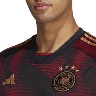Black - adidas - Germany Away Shirt 2022/2023 Mens - 6