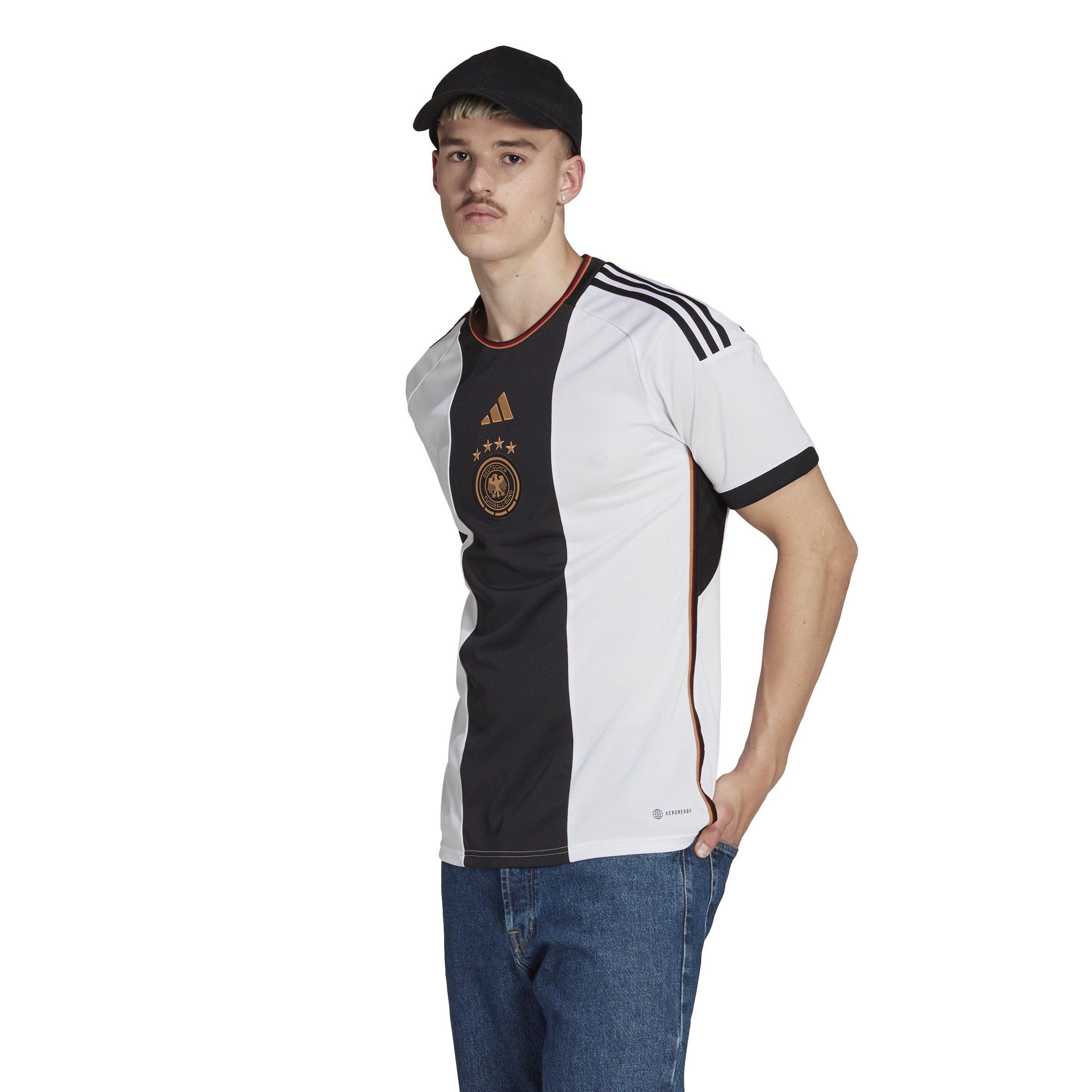 Bijela - adidas - Germany Home Shirt 2022 Mens - 2