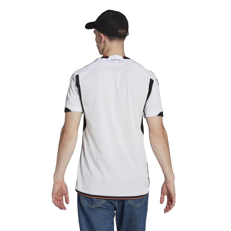 Blanc - adidas - Germany Home Shirt 2022 Mens - 4