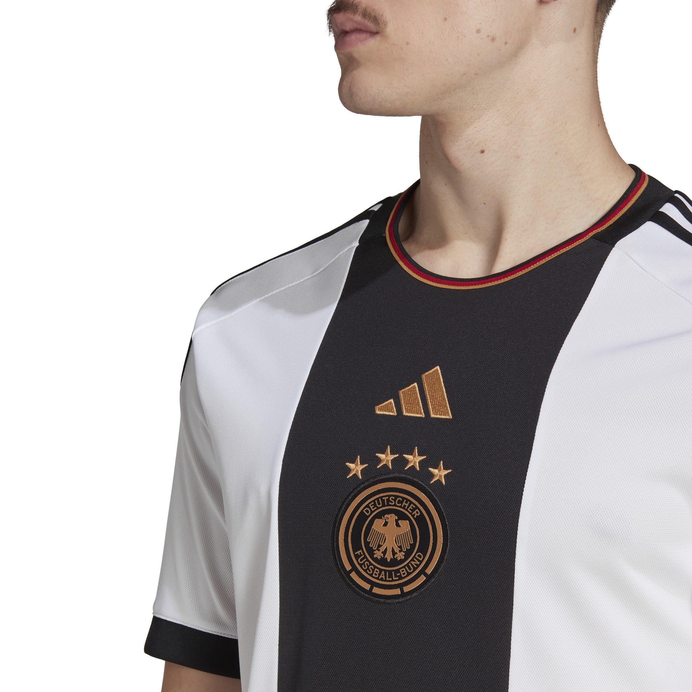 Bijela - adidas - Germany Home Shirt 2022 Mens - 6