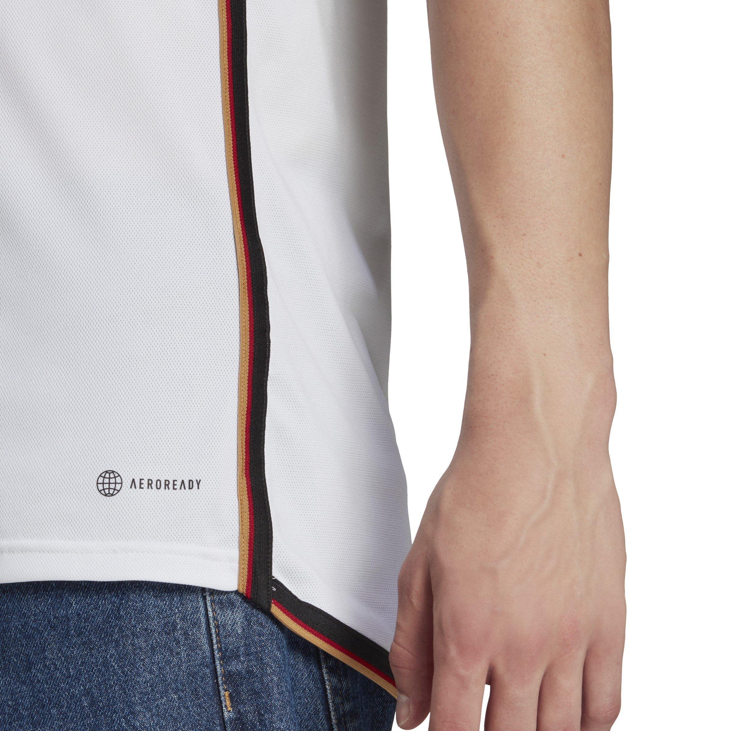 Bijela - adidas - Germany Home Shirt 2022 Mens - 7