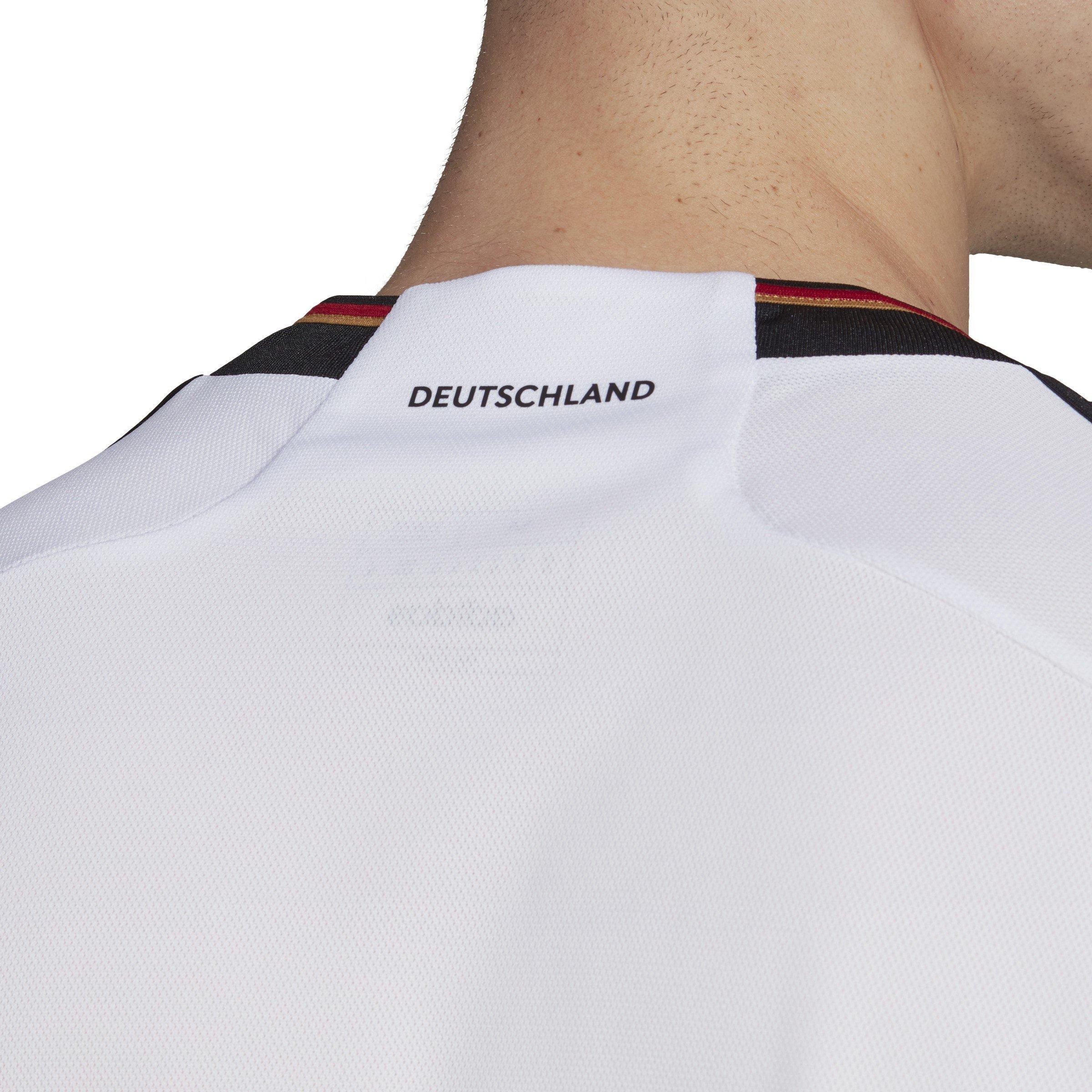 Bijela - adidas - Germany Home Shirt 2022 Mens - 8