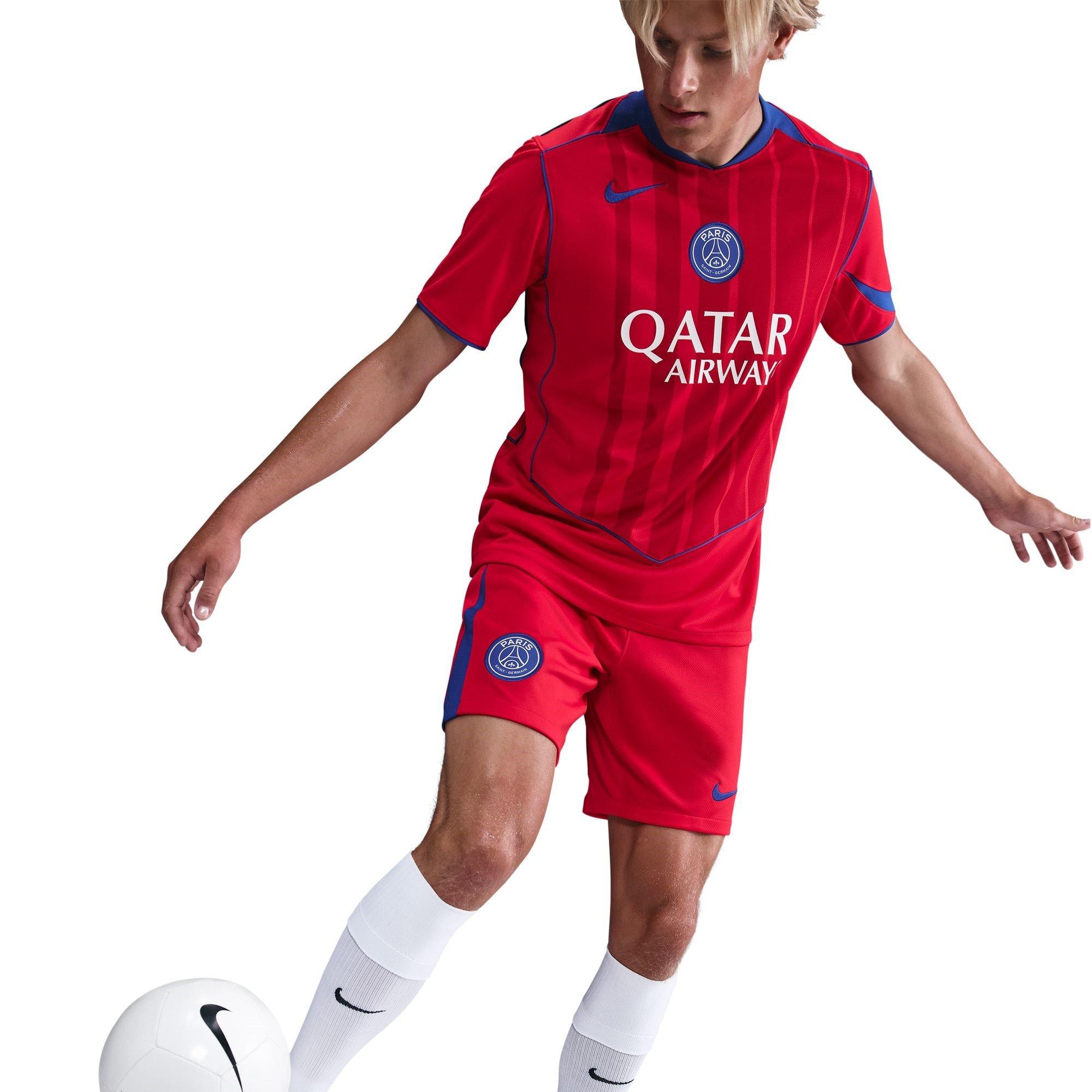 Red/Blue - Nike - PSG Third Shorts 2025 2026 Adults - 5