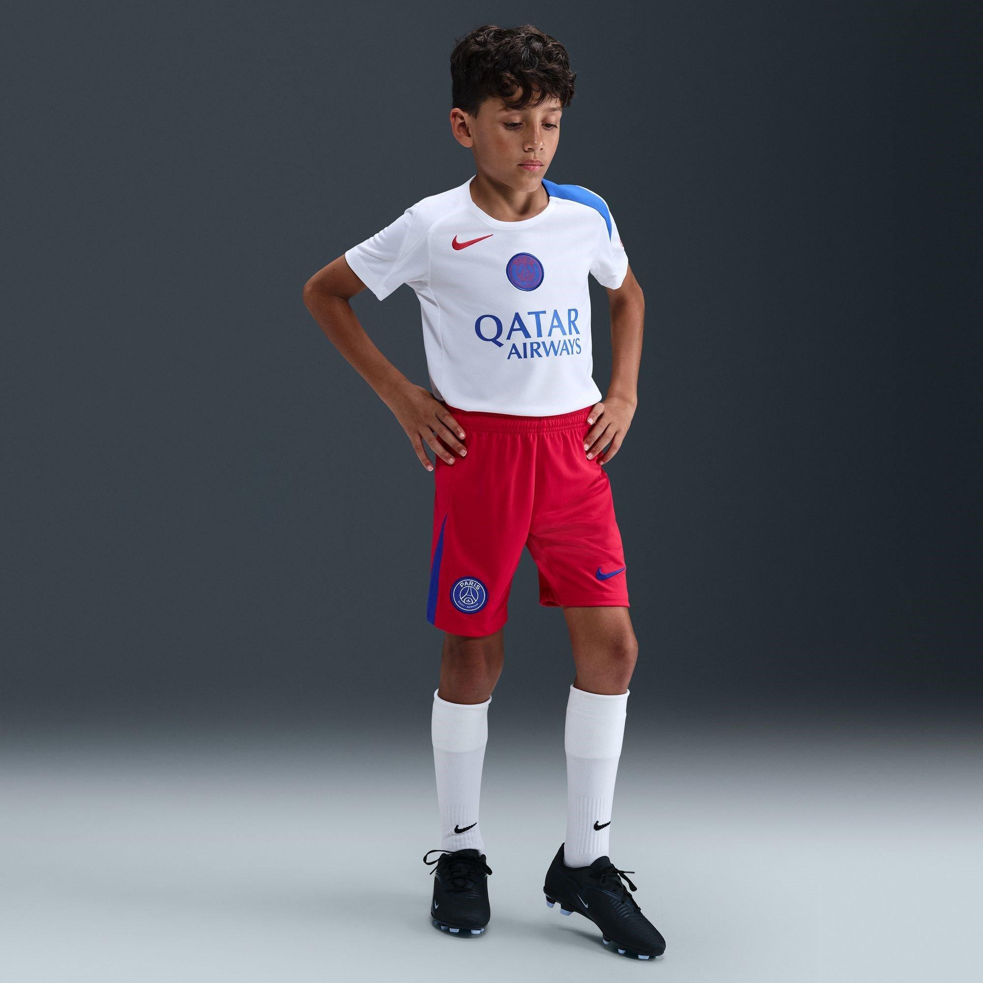 Red/Blue - Nike - PSG Third Shorts 2025 2026 Juniors - 7
