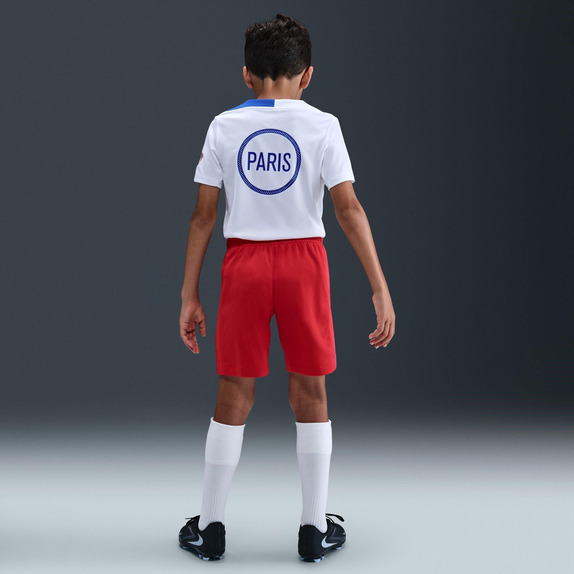 Red/Blue - Nike - PSG Third Shorts 2025 2026 Juniors - 8