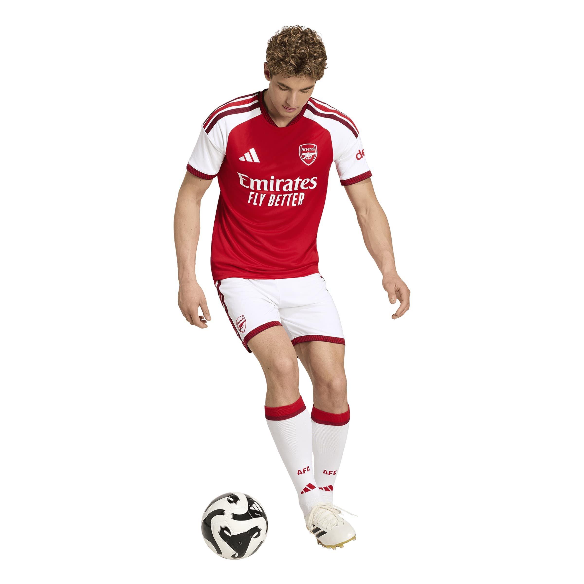 White/Red - adidas - Arsenal Home Short 2026/27 Mens - 6