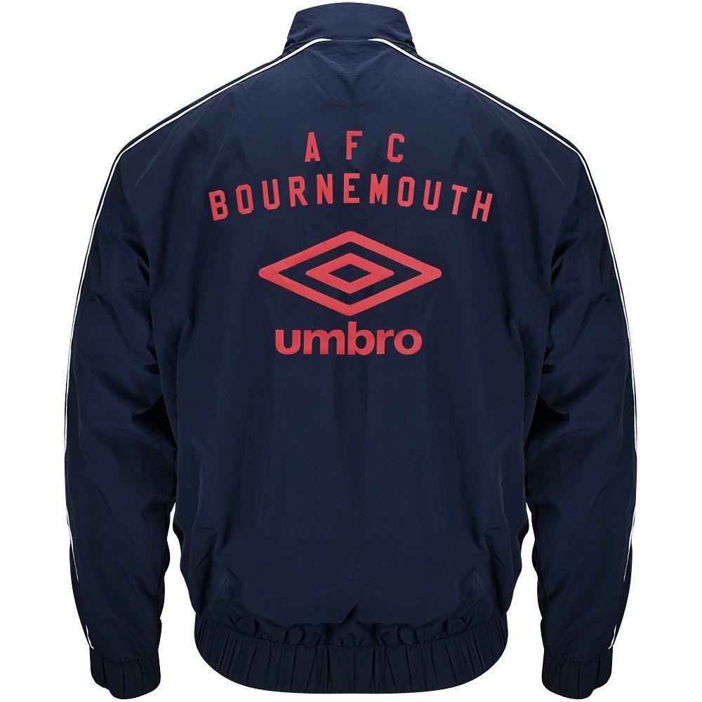 Peacoat - Umbro - Bournemouth Travel 2025 2026 Long Sleeve Licensed Rain Anorak - 2