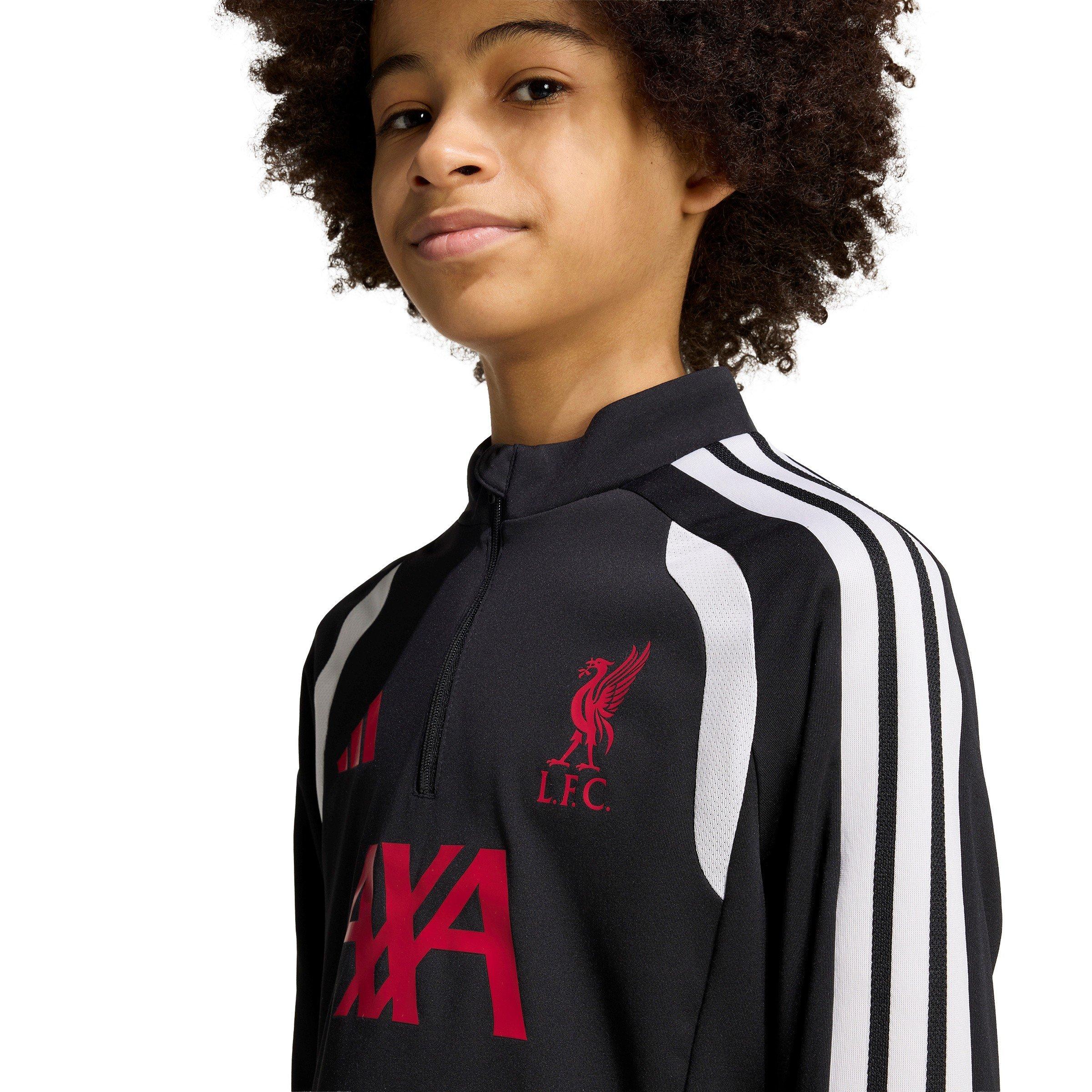 Black/White - adidas - Liverpool Pre Match Drill Top 2026/27 Juniors - 6