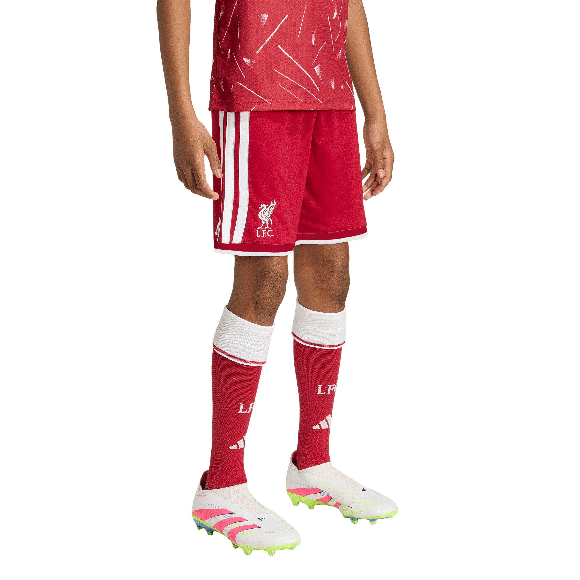 Rot/Weiß - adidas - Liverpool Home Short 2026/27 Juniors - 6
