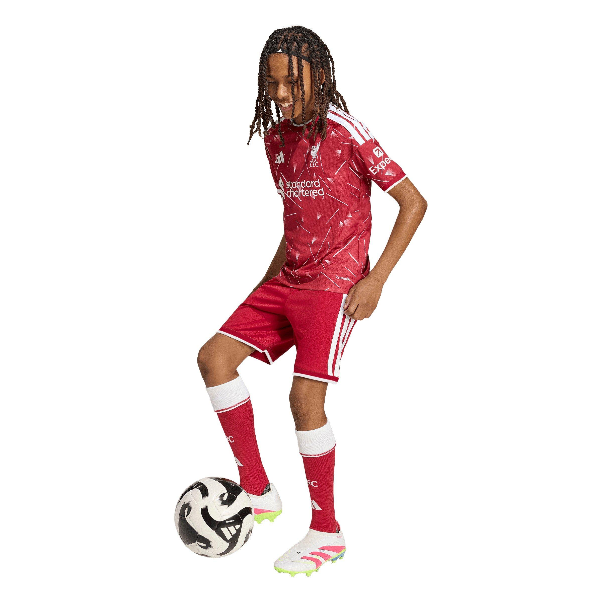 Rot/Weiß - adidas - Liverpool Home Short 2026/27 Juniors - 7