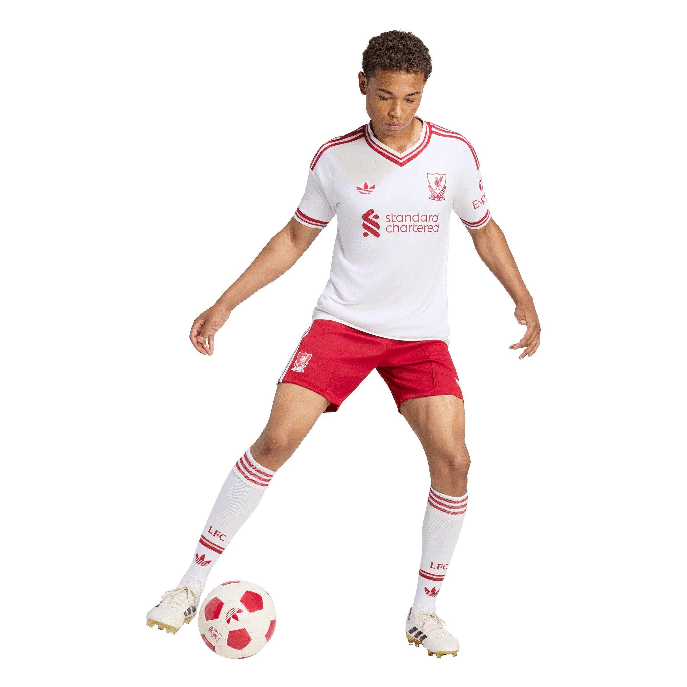 Red/White - adidas - Liverpool Away Short 2026/27 Mens - 6