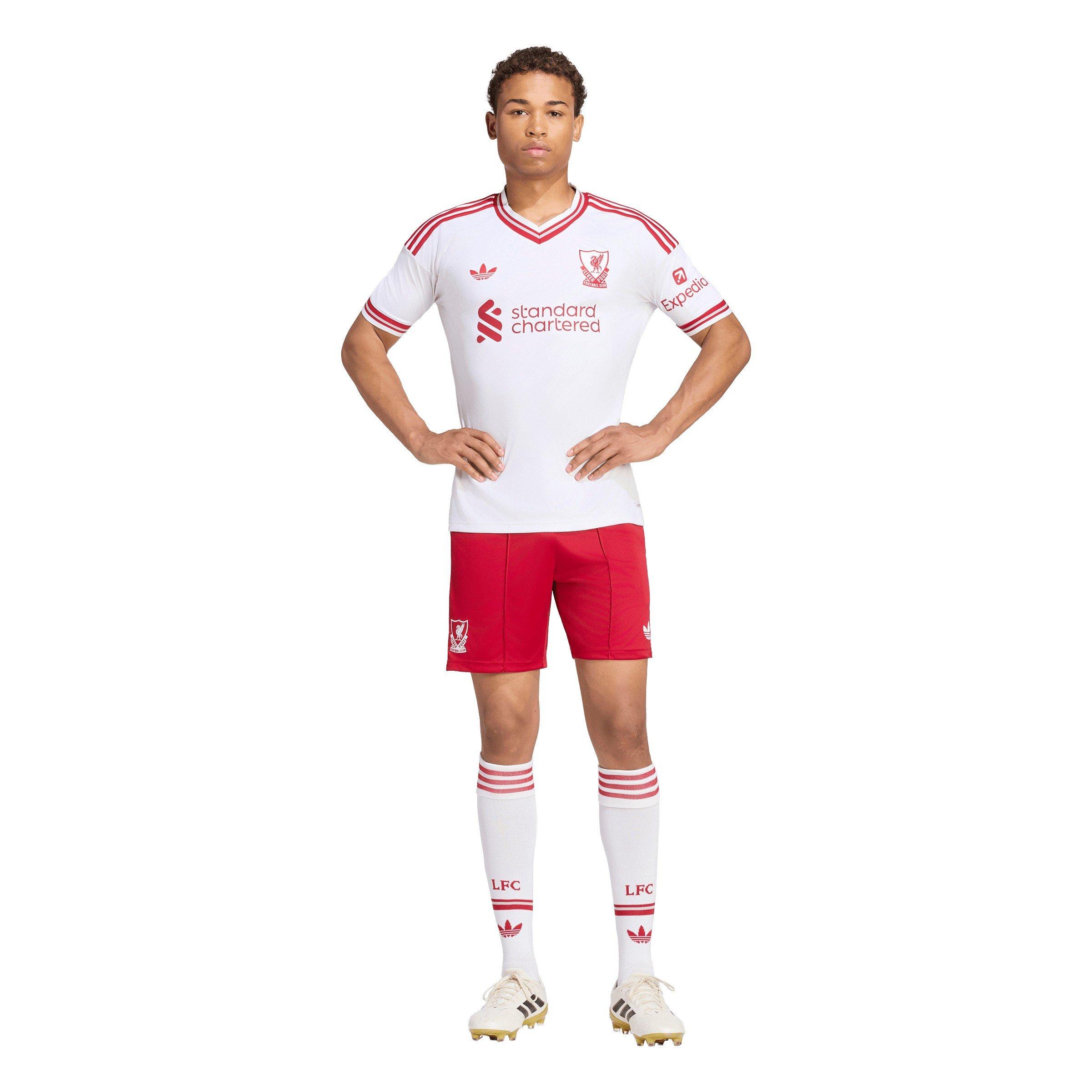 Red/White - adidas - Liverpool Away Short 2026/27 Mens - 7
