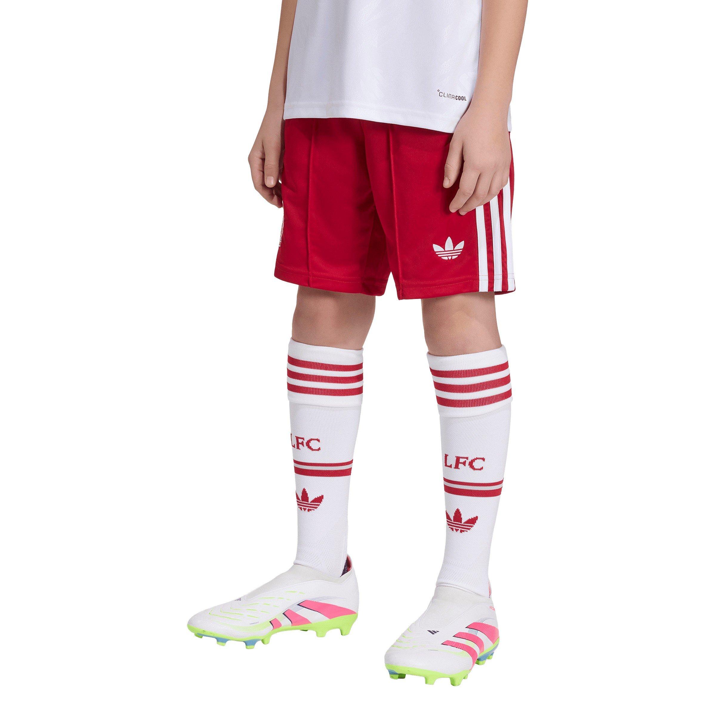 Red/White - adidas - Liverpool Away Short 2026/27 Juniors - 4