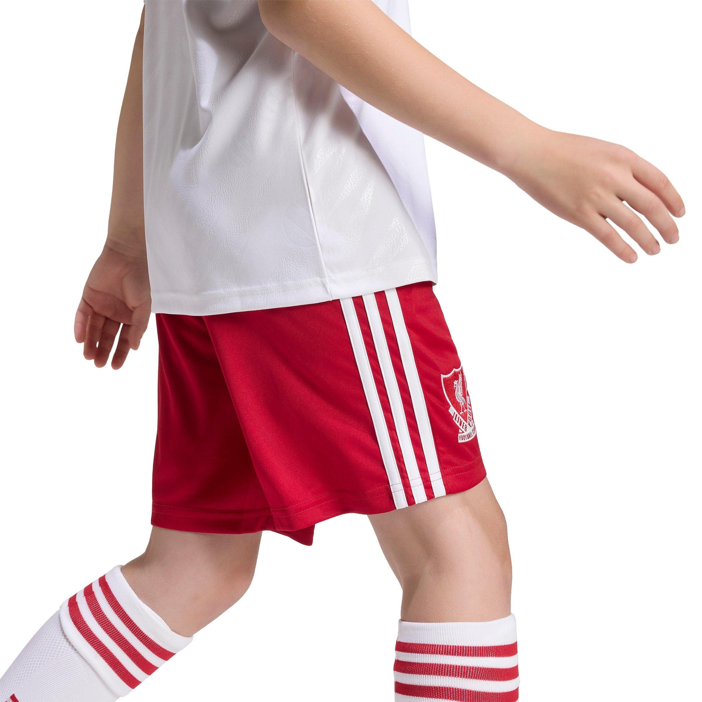 Red/White - adidas - Liverpool Away Short 2026/27 Juniors - 8