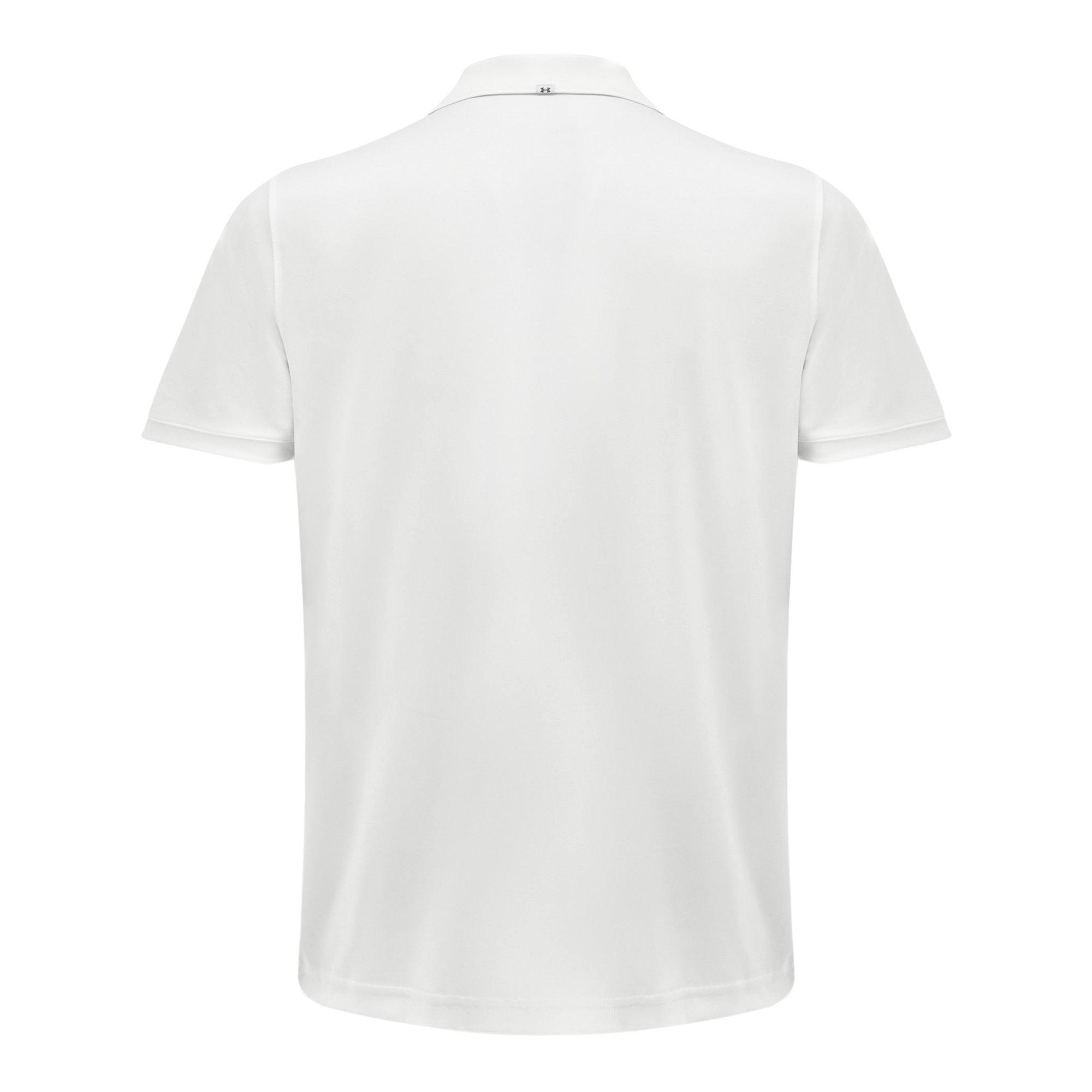 White/Graphite - Under Armour - Corporate Polo T-Shirt Mens - 2