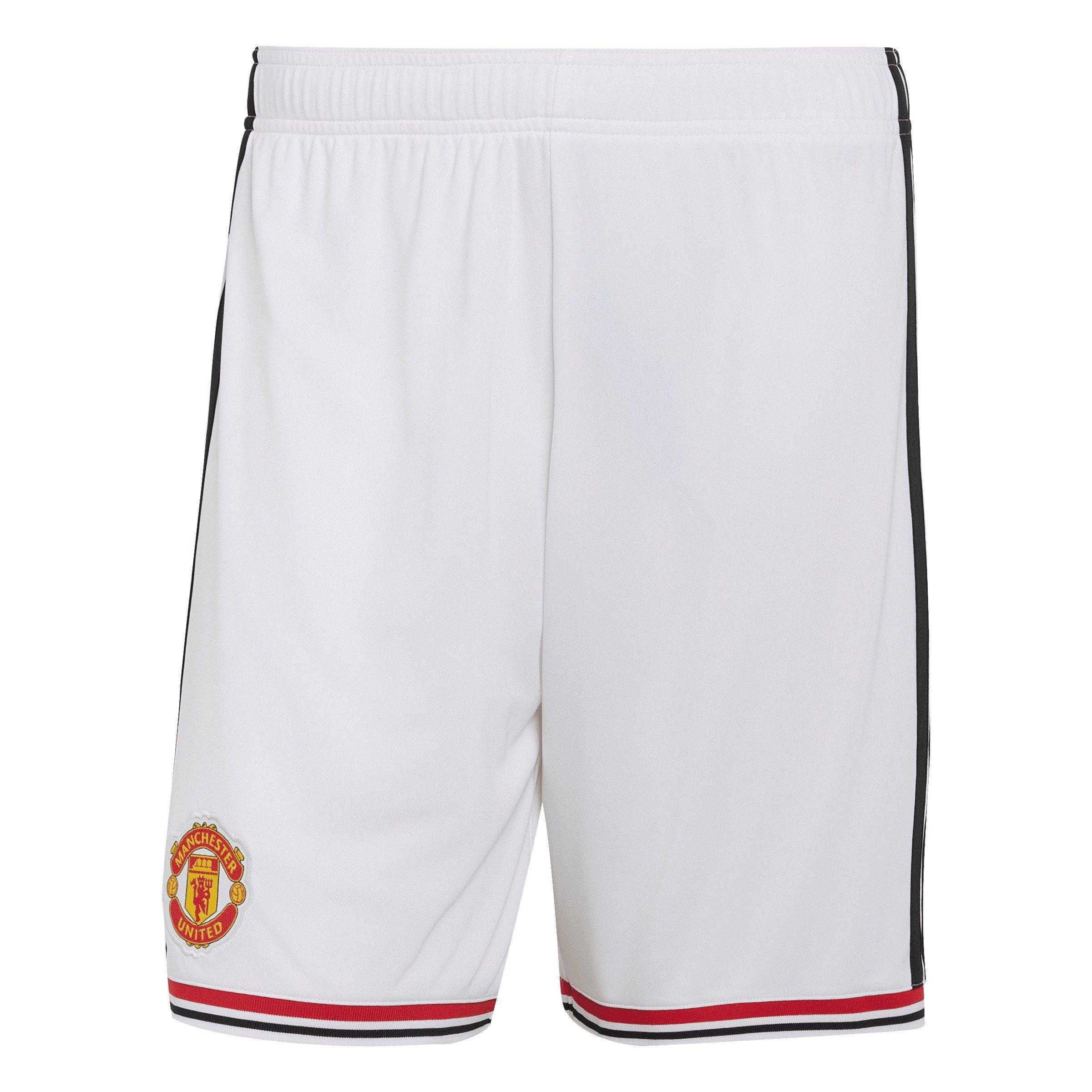 Wit/Zwart - adidas - Mens Manchester United Home Domestic Football Shorts 2026 2027 - 1