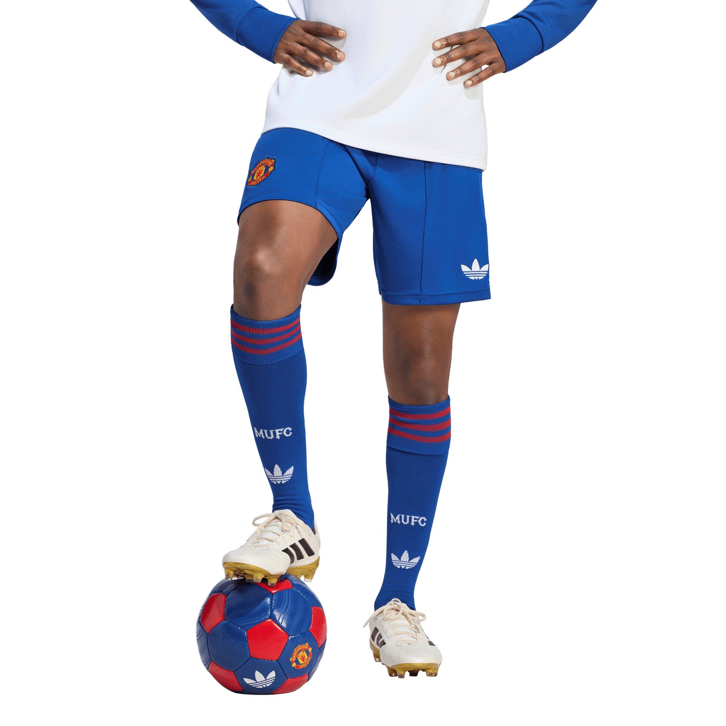 Bleu/Rouge - adidas - Manchester United Away Short 2026/27 Mens - 2