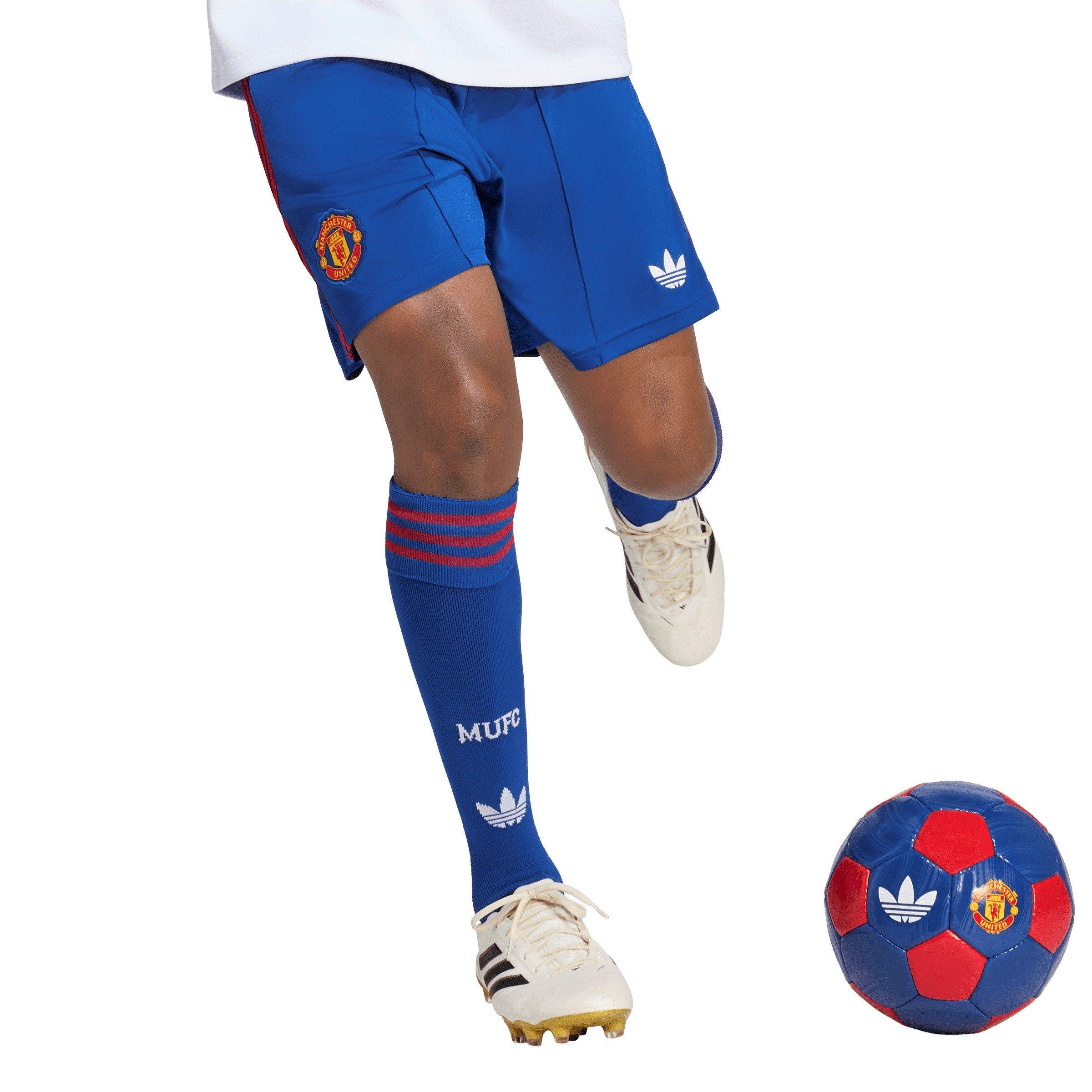 Bleu/Rouge - adidas - Manchester United Away Short 2026/27 Mens - 5