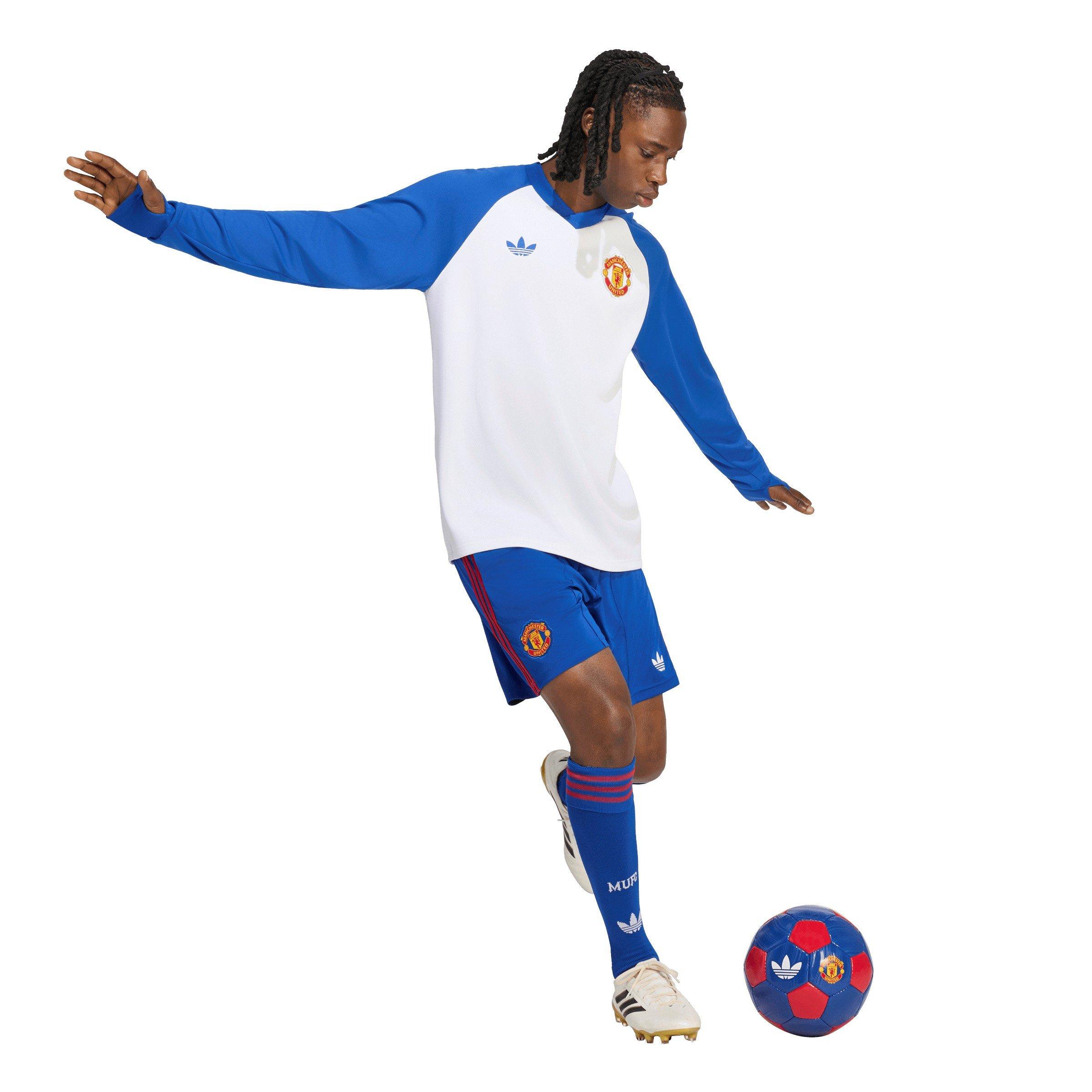 Bleu/Rouge - adidas - Manchester United Away Short 2026/27 Mens - 6