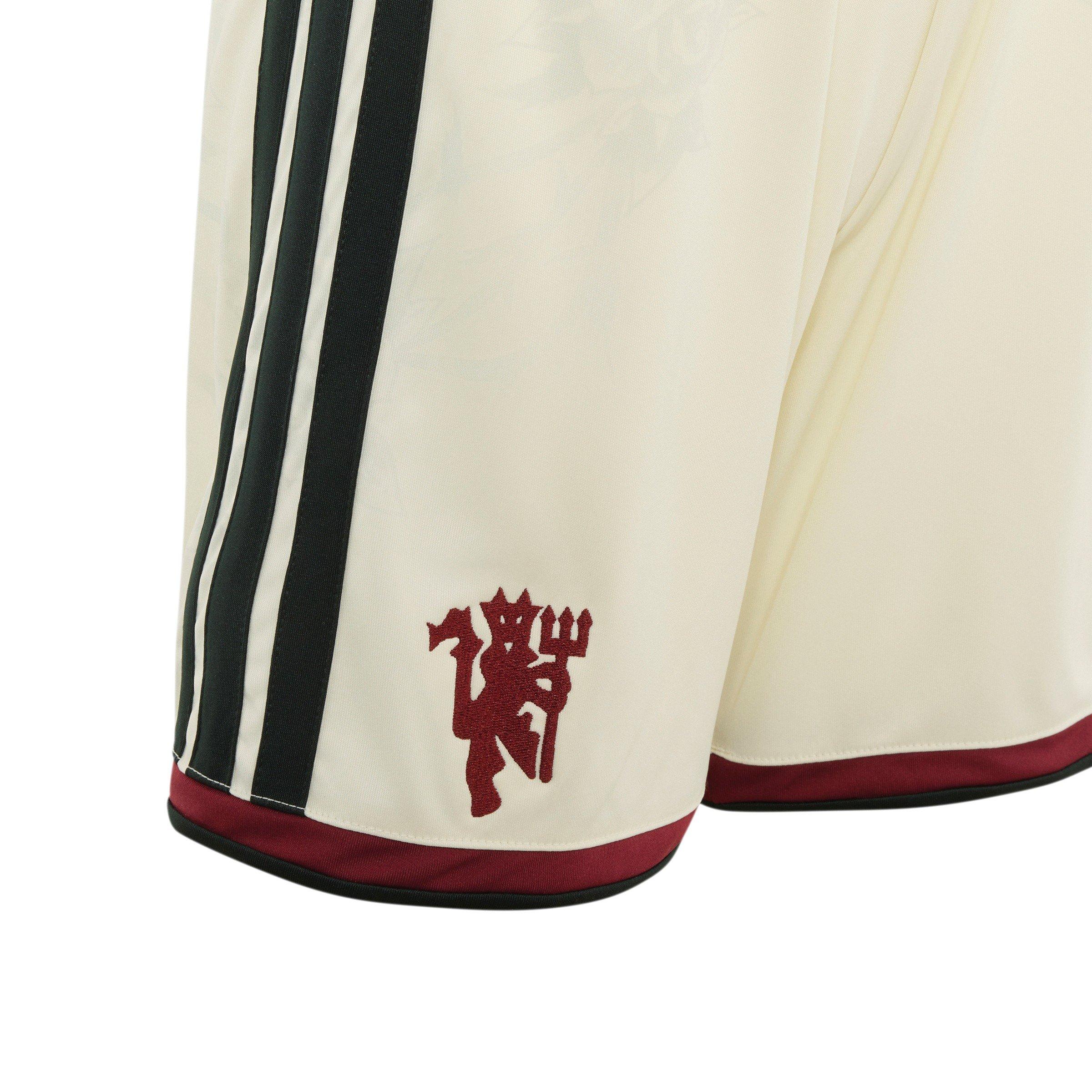 White/Red - adidas - Manchester United Third Short 2026/27 Juniors - 3