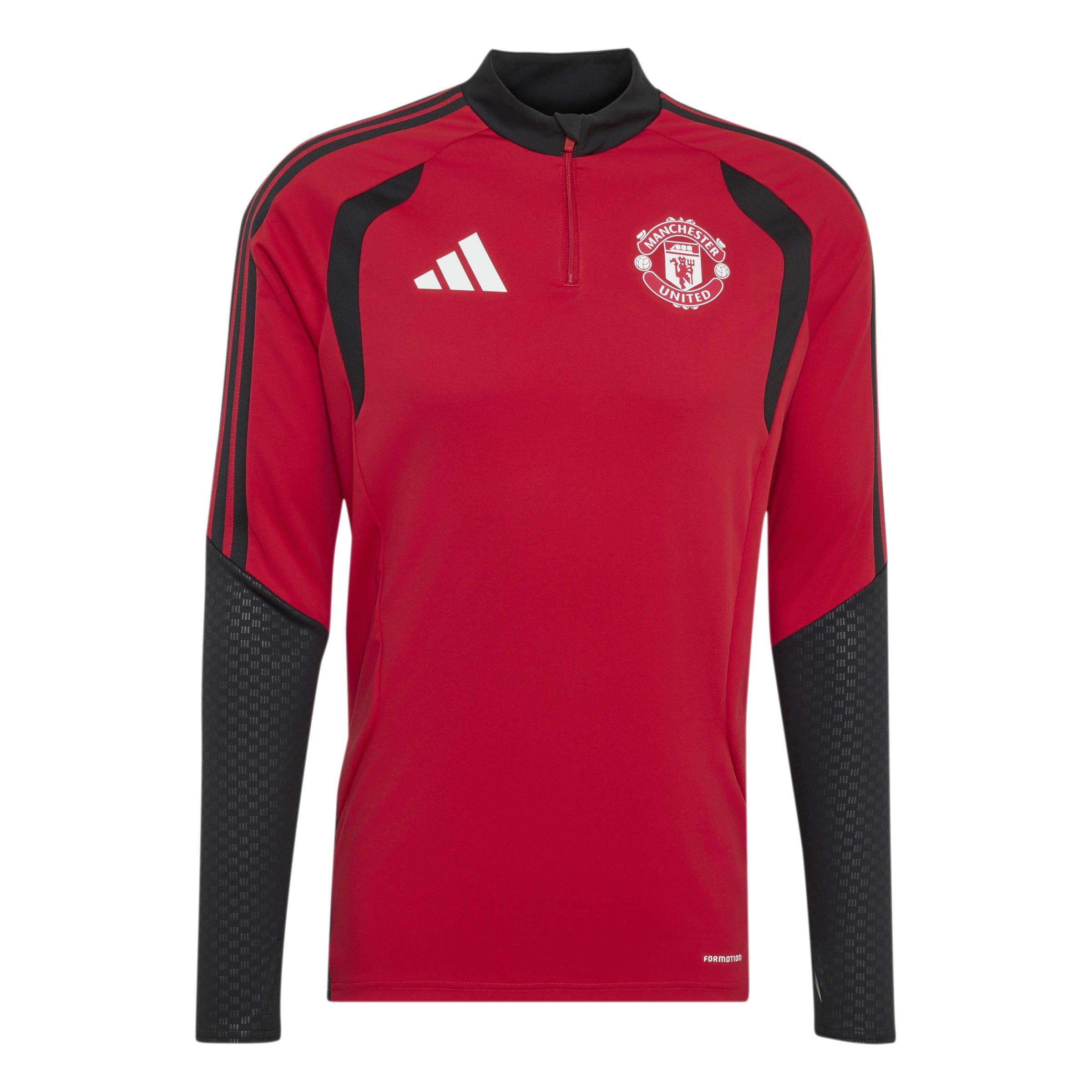 Red/Black - adidas - Manchester United Training Drill Top 2026/27 Mens - 1