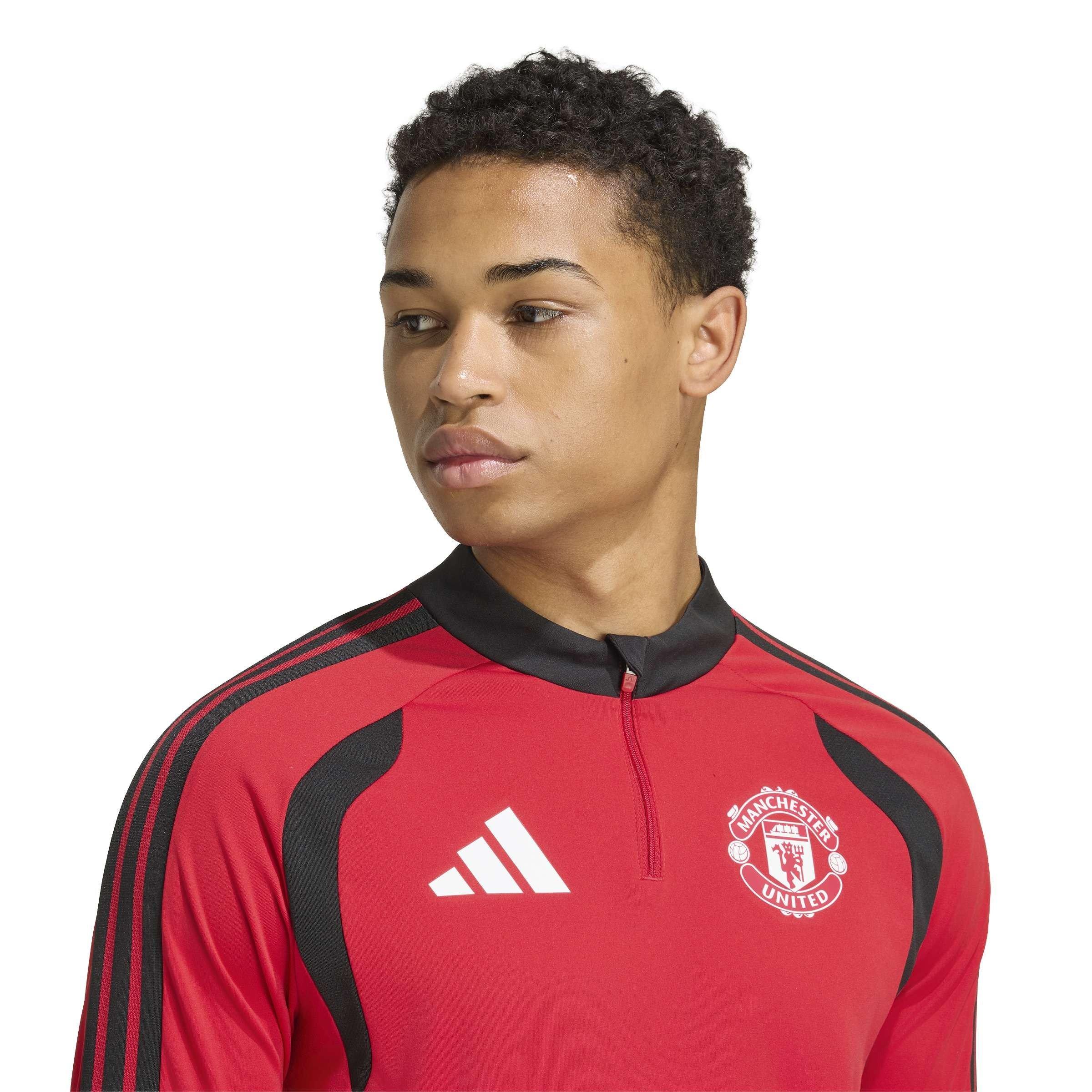 Red/Black - adidas - Manchester United Training Drill Top 2026/27 Mens - 4