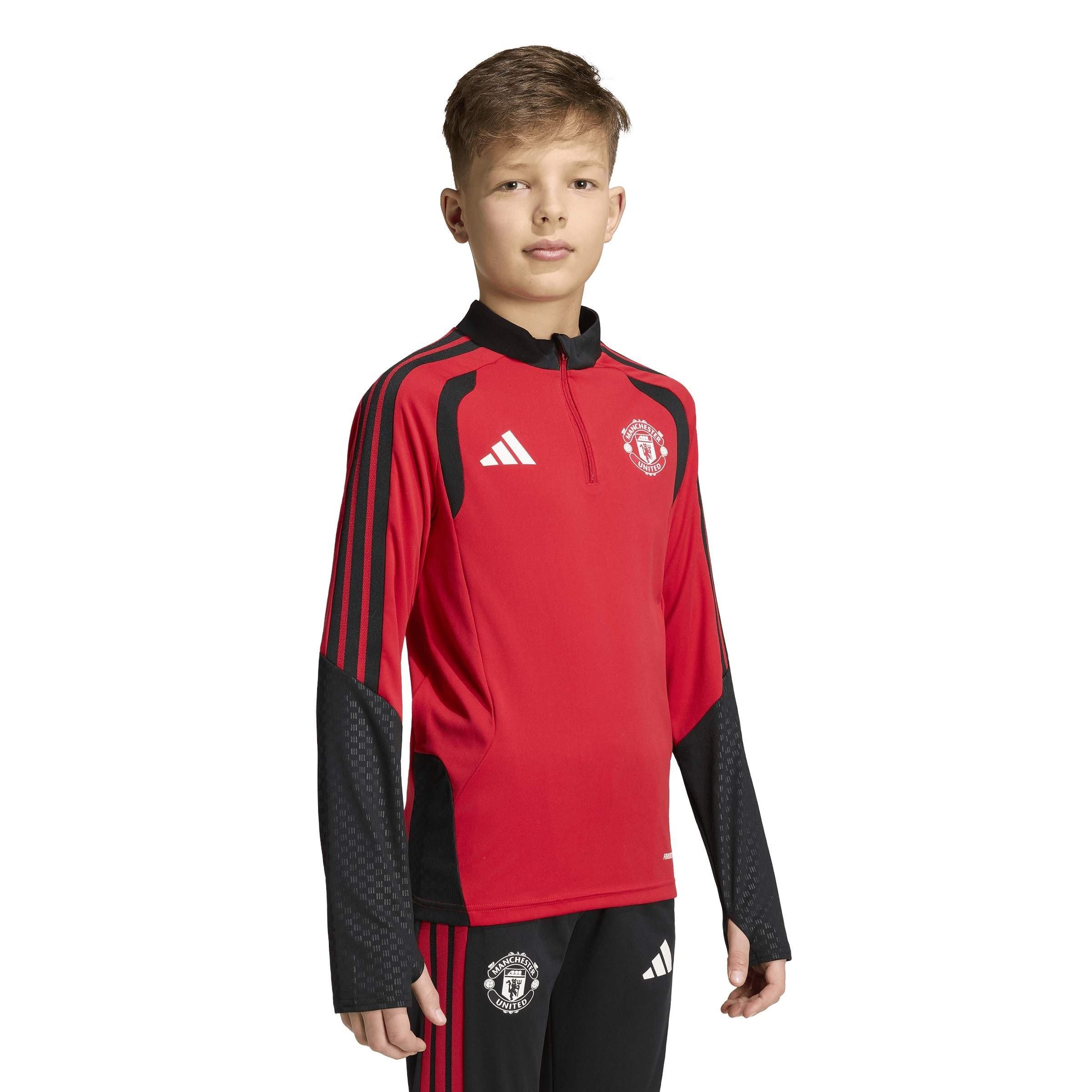 Rosso/Nero - adidas - Manchester United Training Drill Top 2026/27 Juniors - 4