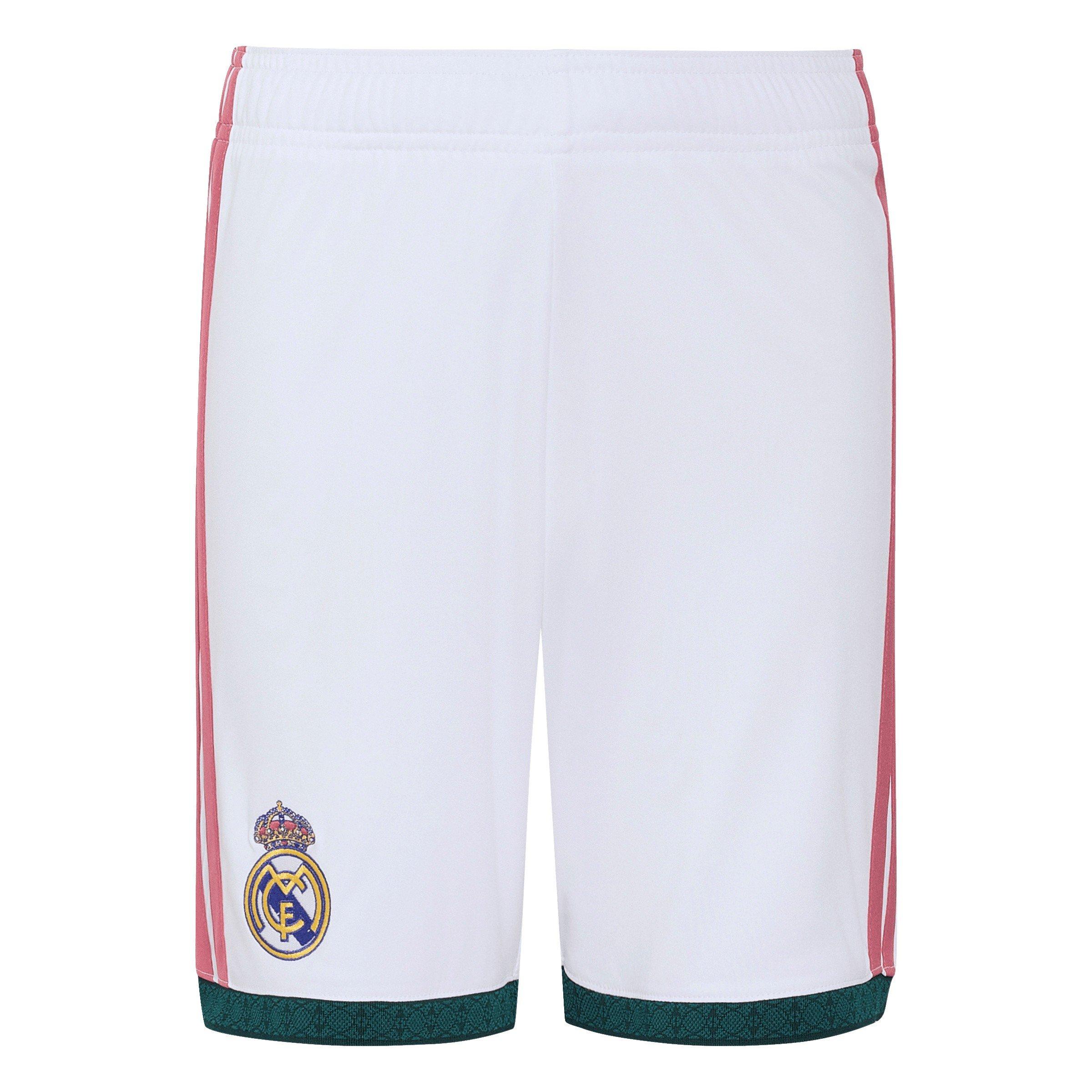 White/Green - adidas - Real Madrid Home Short 2026/27 Juniors - 1