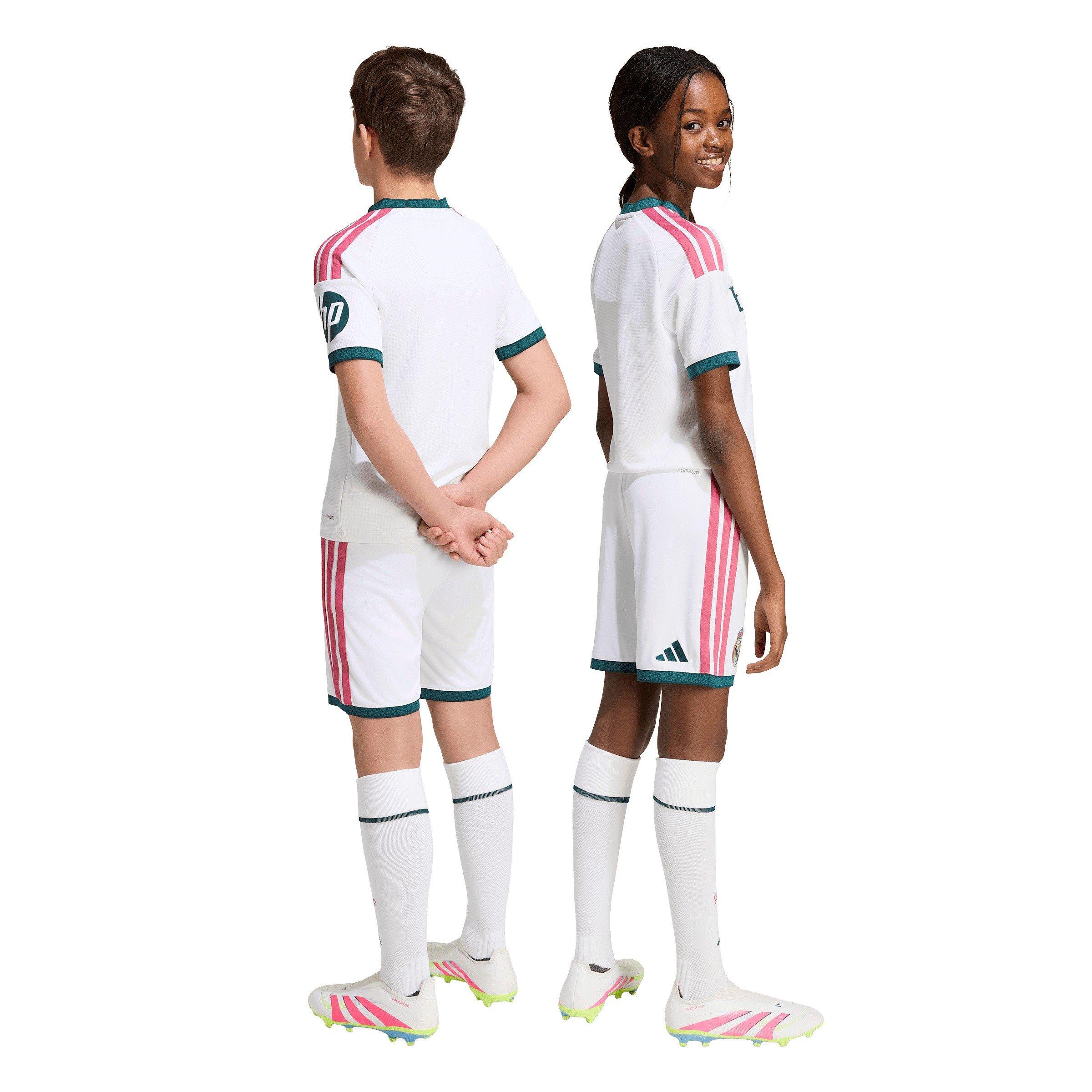 Wit/Groen - adidas - Real Madrid Home Short 2026/27 Juniors - 3