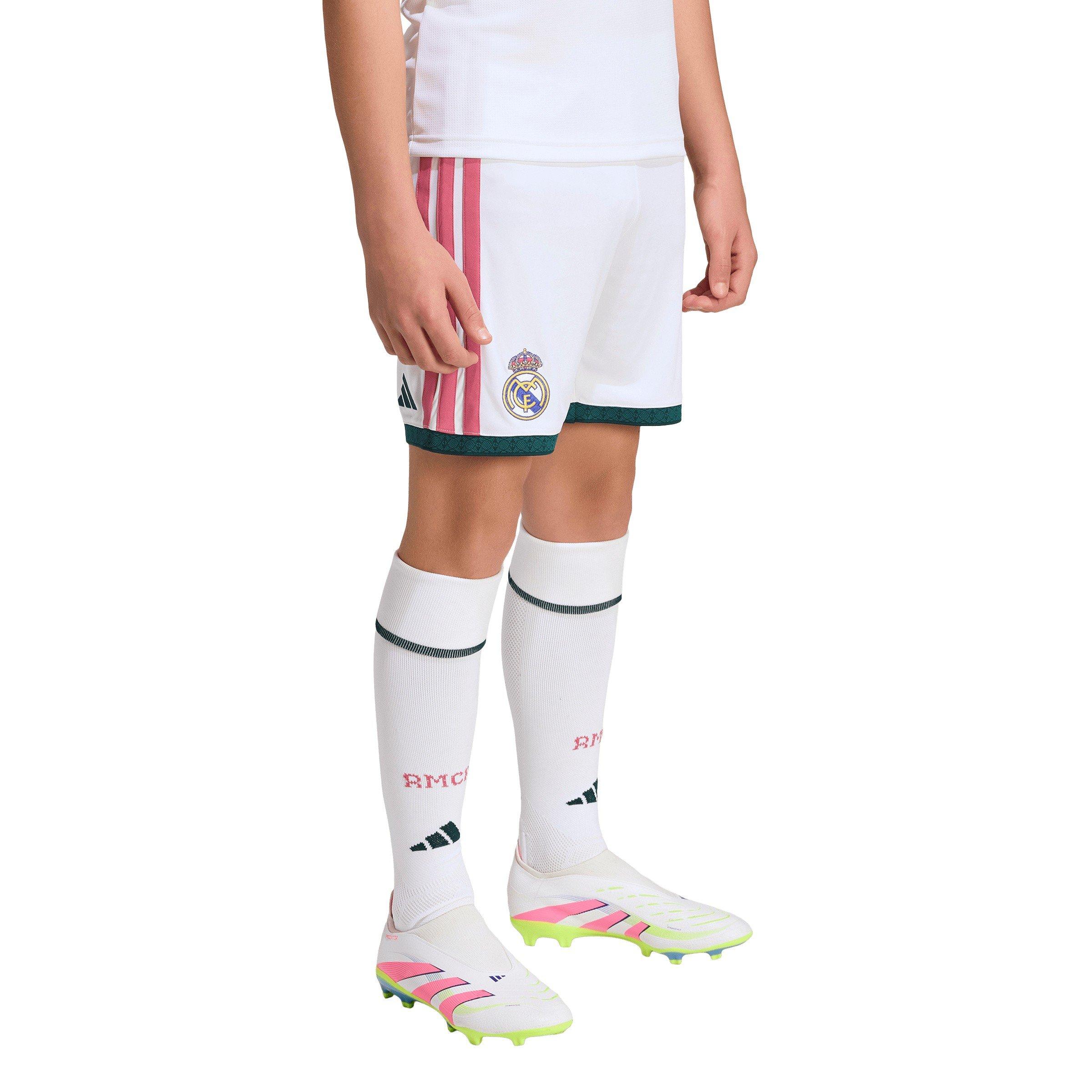 Wit/Groen - adidas - Real Madrid Home Short 2026/27 Juniors - 4