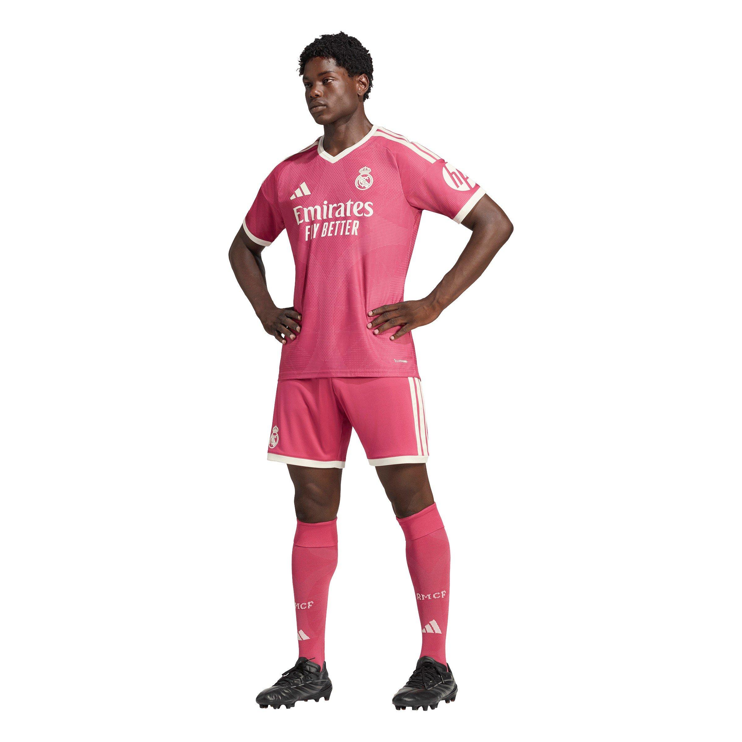 Lyserød/hvid - adidas - Real Madrid Third Short 2026/27 Mens - 6