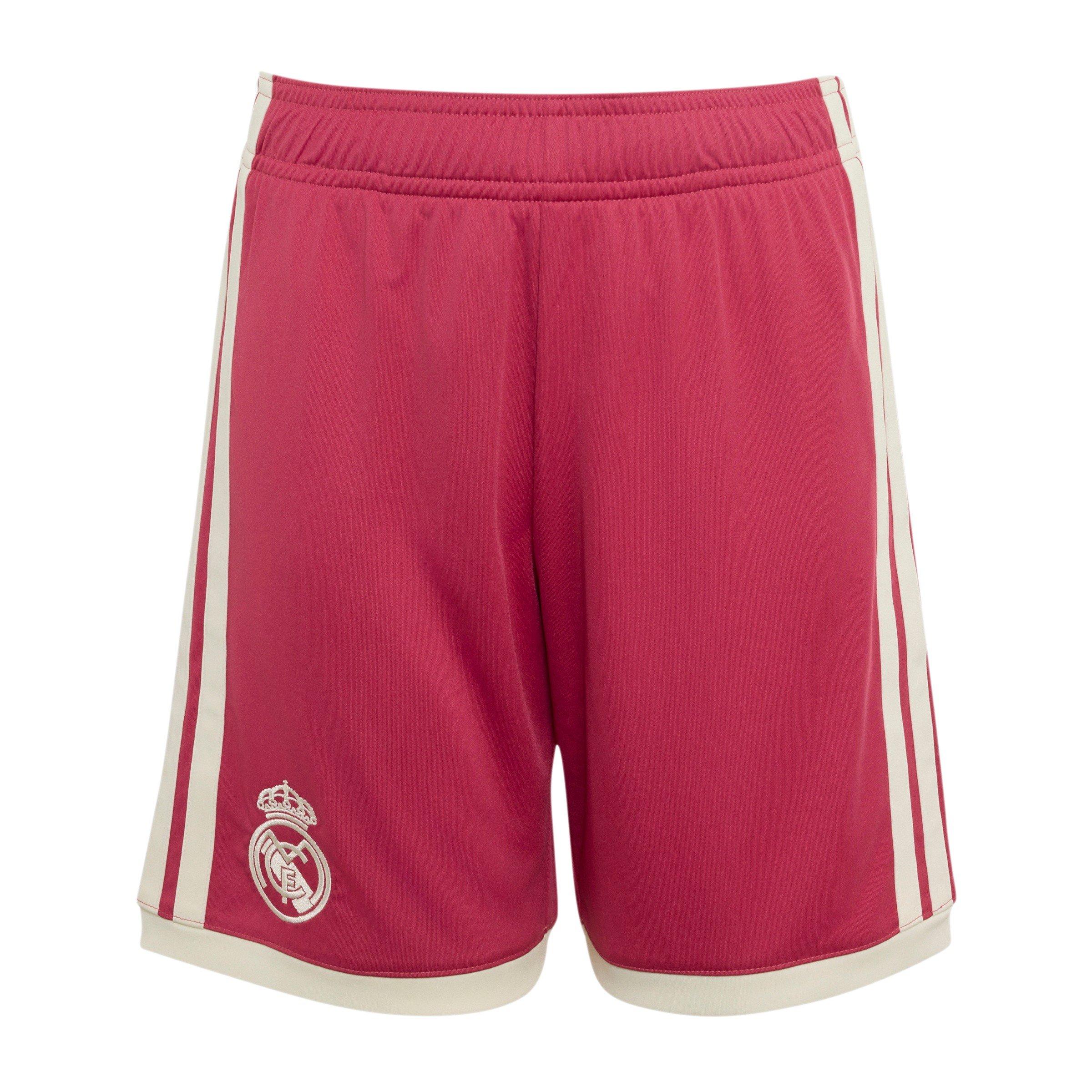 Lyserød/hvid - adidas - Kids' Real Madrid Home 24/25 AEROREADY Football Shorts - 1