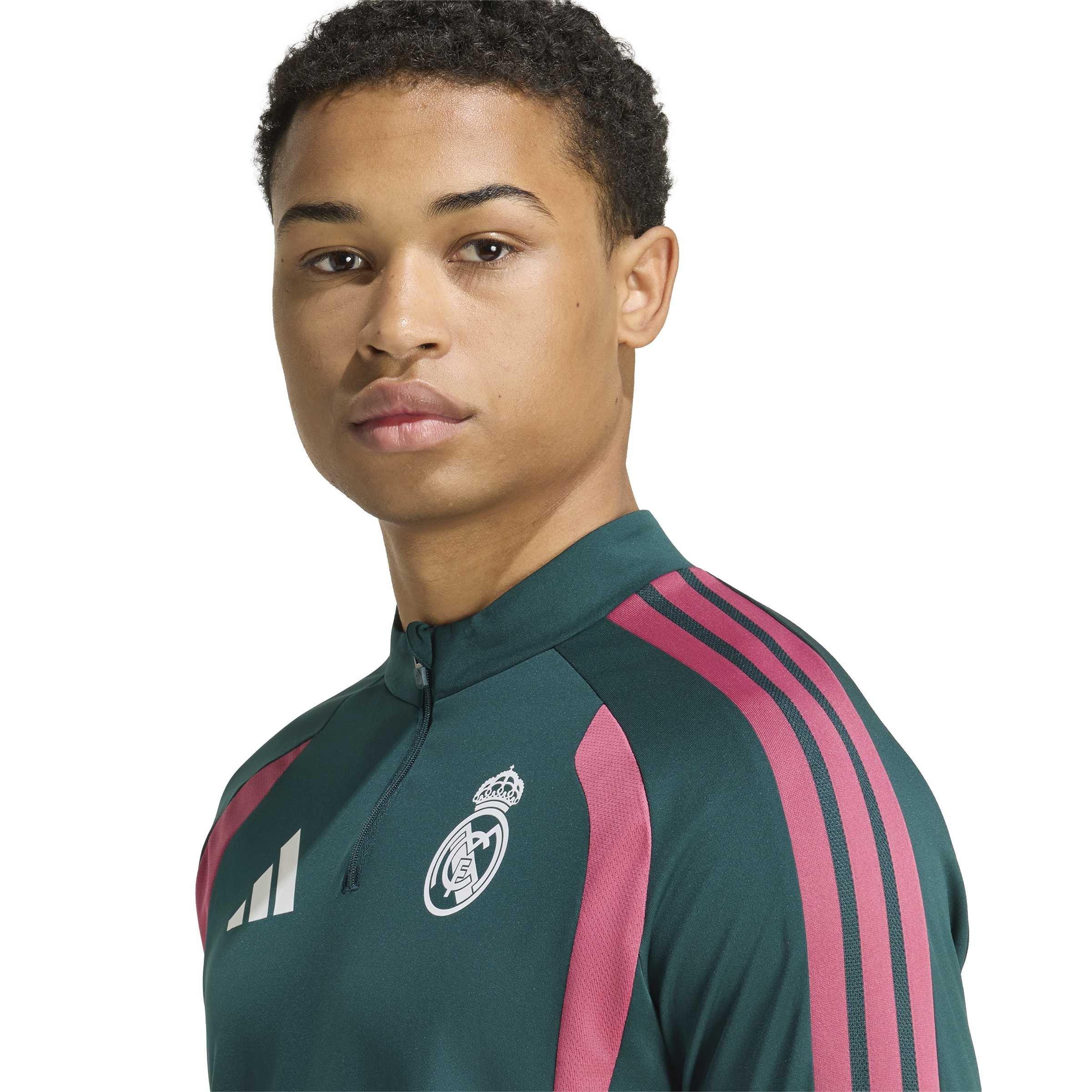 Vert/Rose - adidas - Real Madrid Training Drill Top 2026/27 Mens - 4