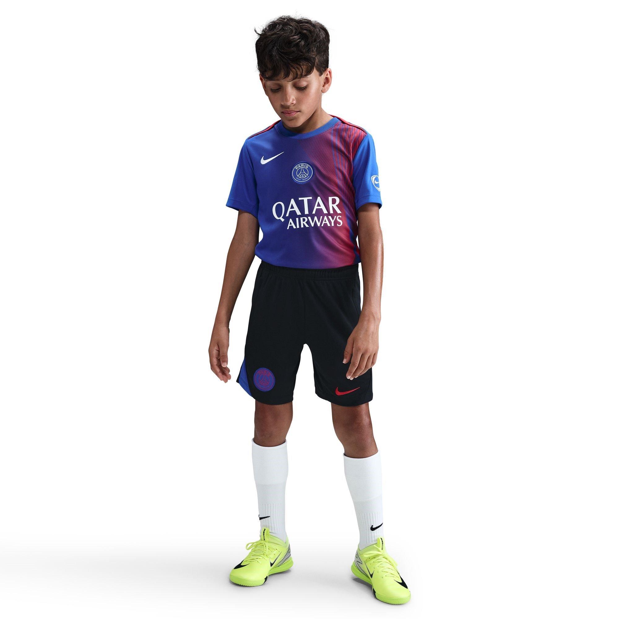 Black/Blue - Nike - PSG Strike Shorts 2025 2026 Juniors - 3