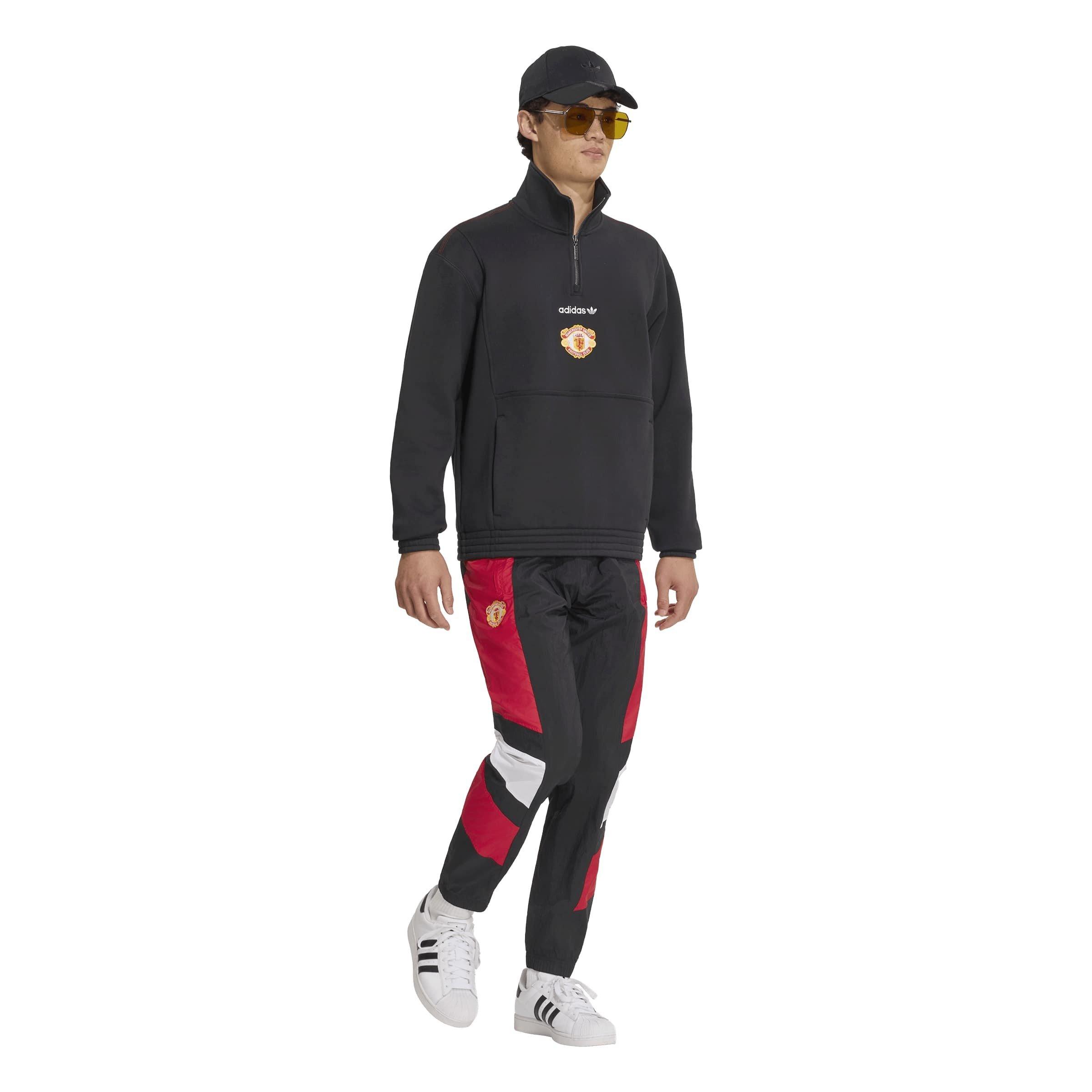 Schwarz/Rot - adidas - Manchester United EQT Drill Top Mens - 6