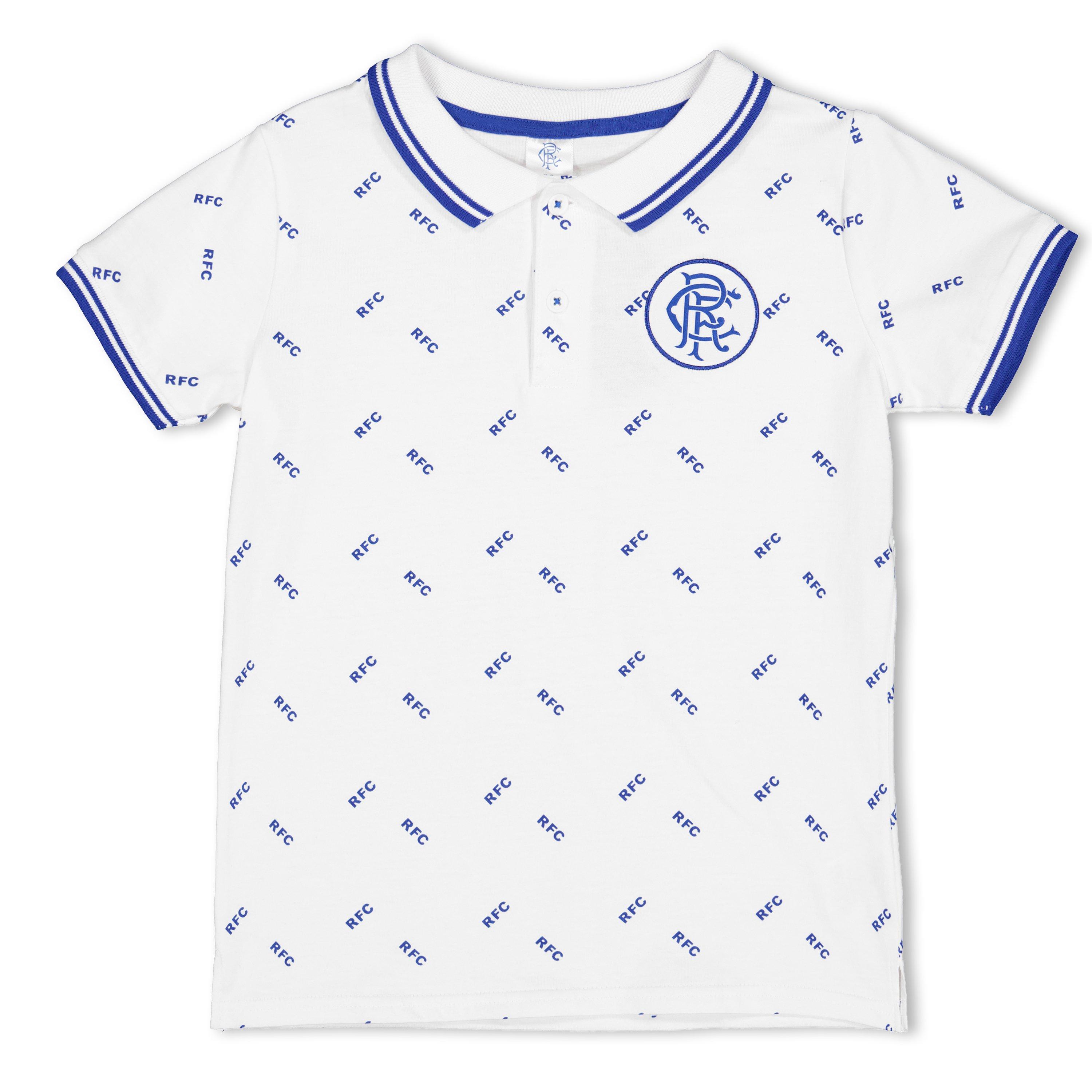 Castore  Kids ' Licensed Polo Shirt - White - 7-8 (S)