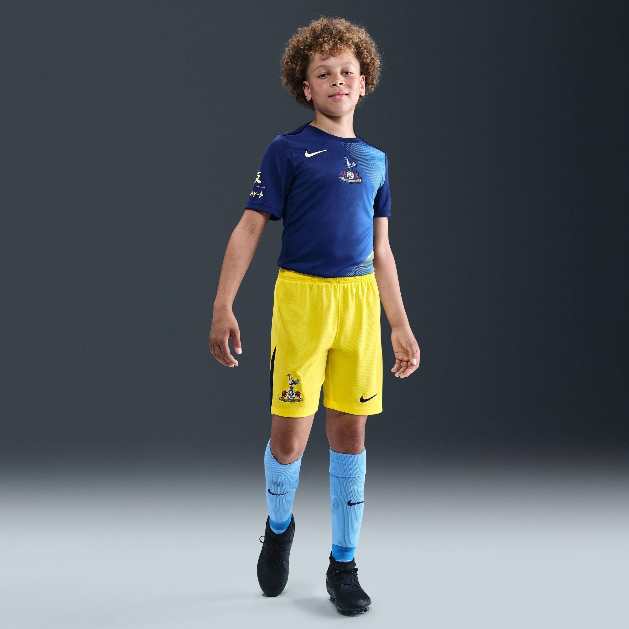 Yellow/Blue - Nike - Tottenham Hotspur Third Shorts 2025 2026 Juniors - 7