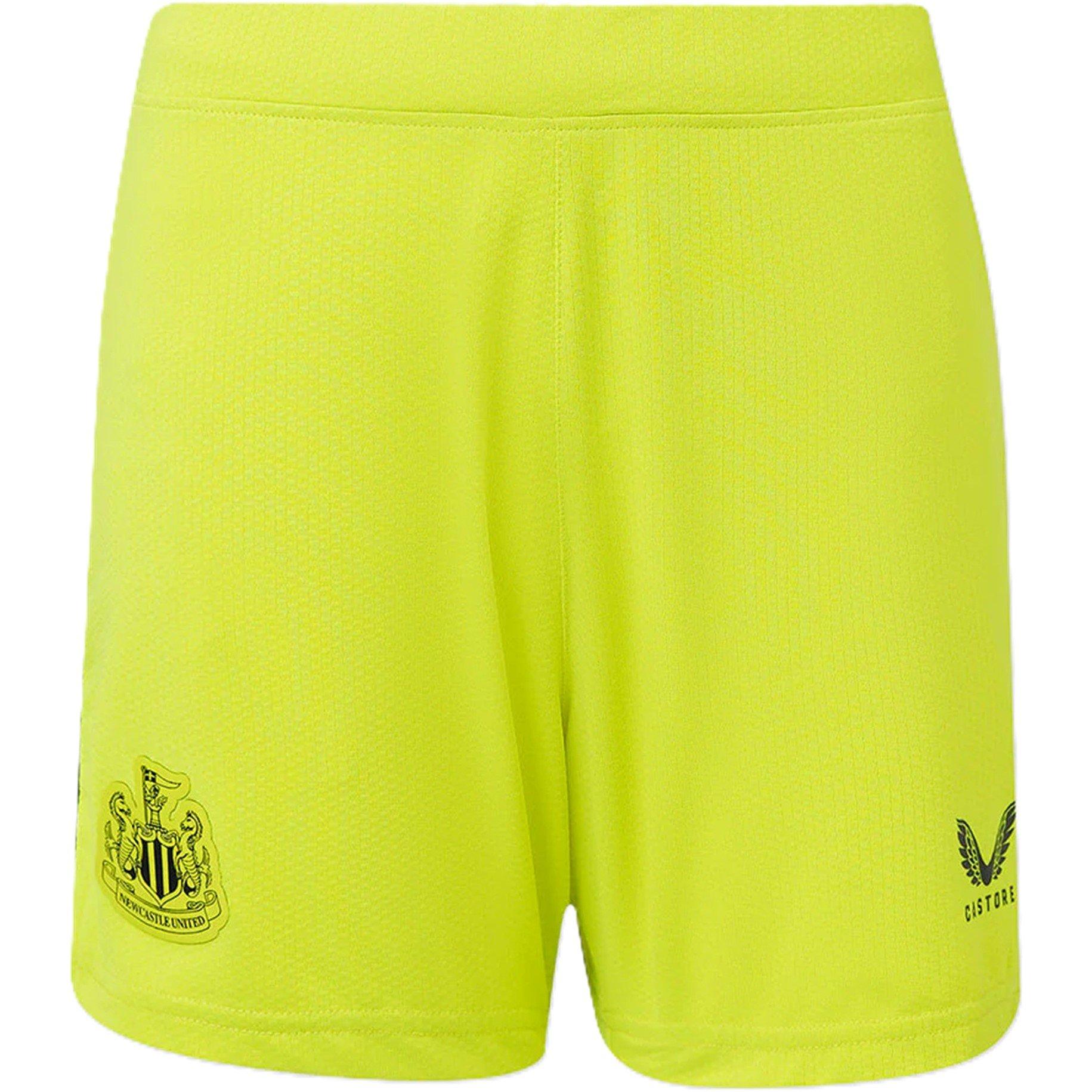 Castore Women's Football Shorts - Acidlime/Caviar - 10 (S)