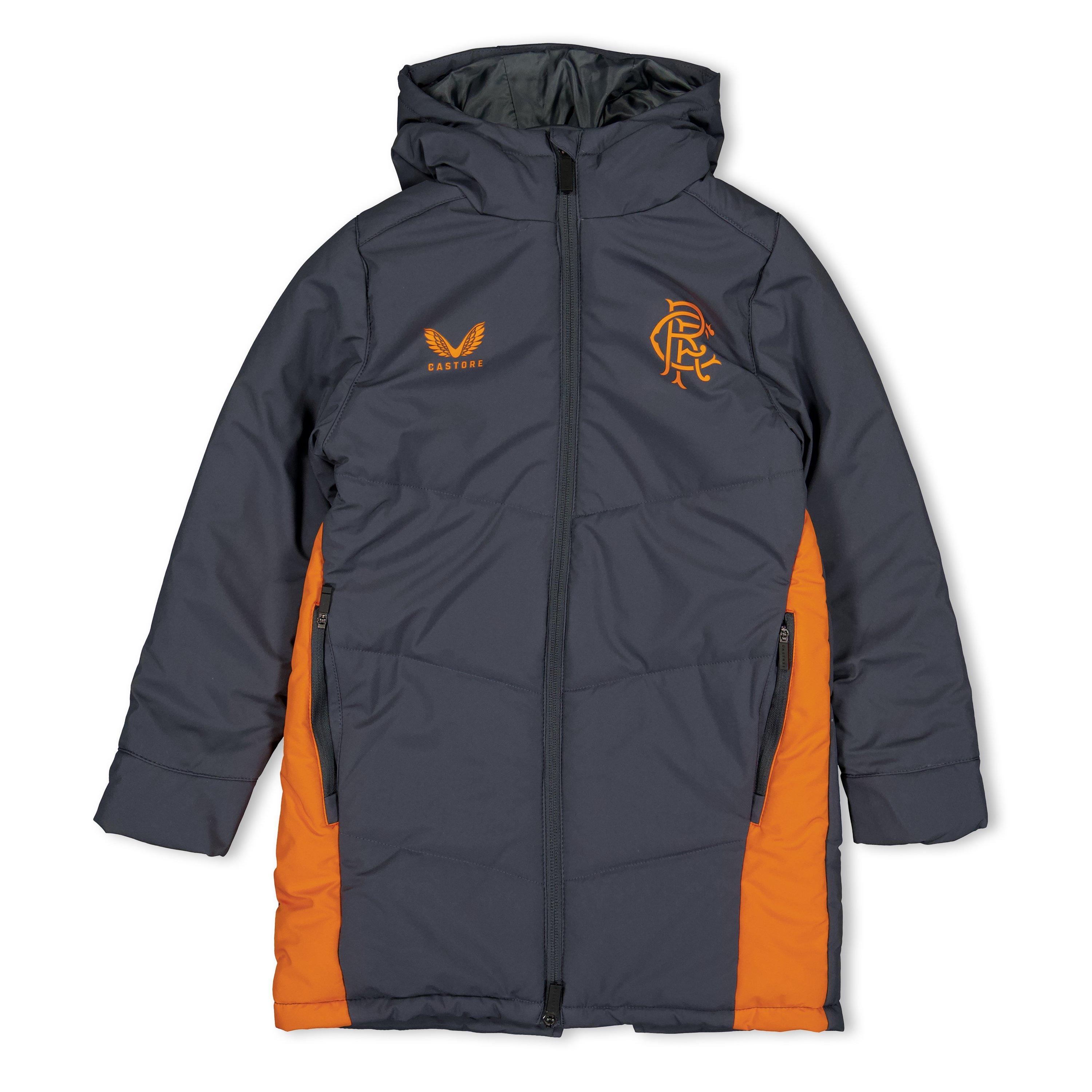 True Red - Castore - Unisex Kids' Licensed Rain Anorak Jacket - 1