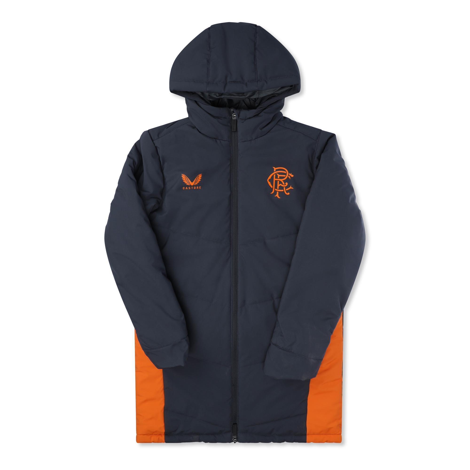 Castore  Kids ' Licensed Rain Anorak Jacket - Grey/Orange - 14 Yrs