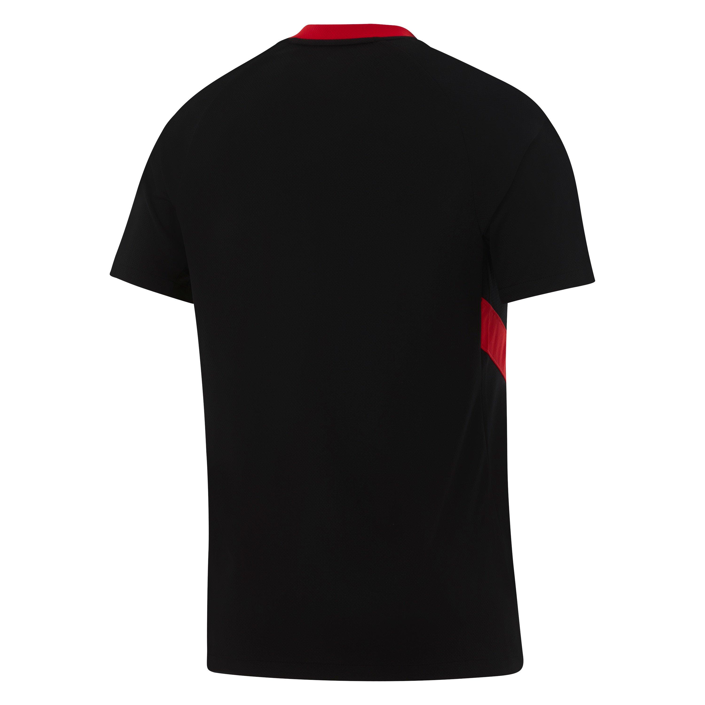Black/Uni Red - Nike - Men's ST Training Dri-FIT Short-Sleeve T-Shirt - 3