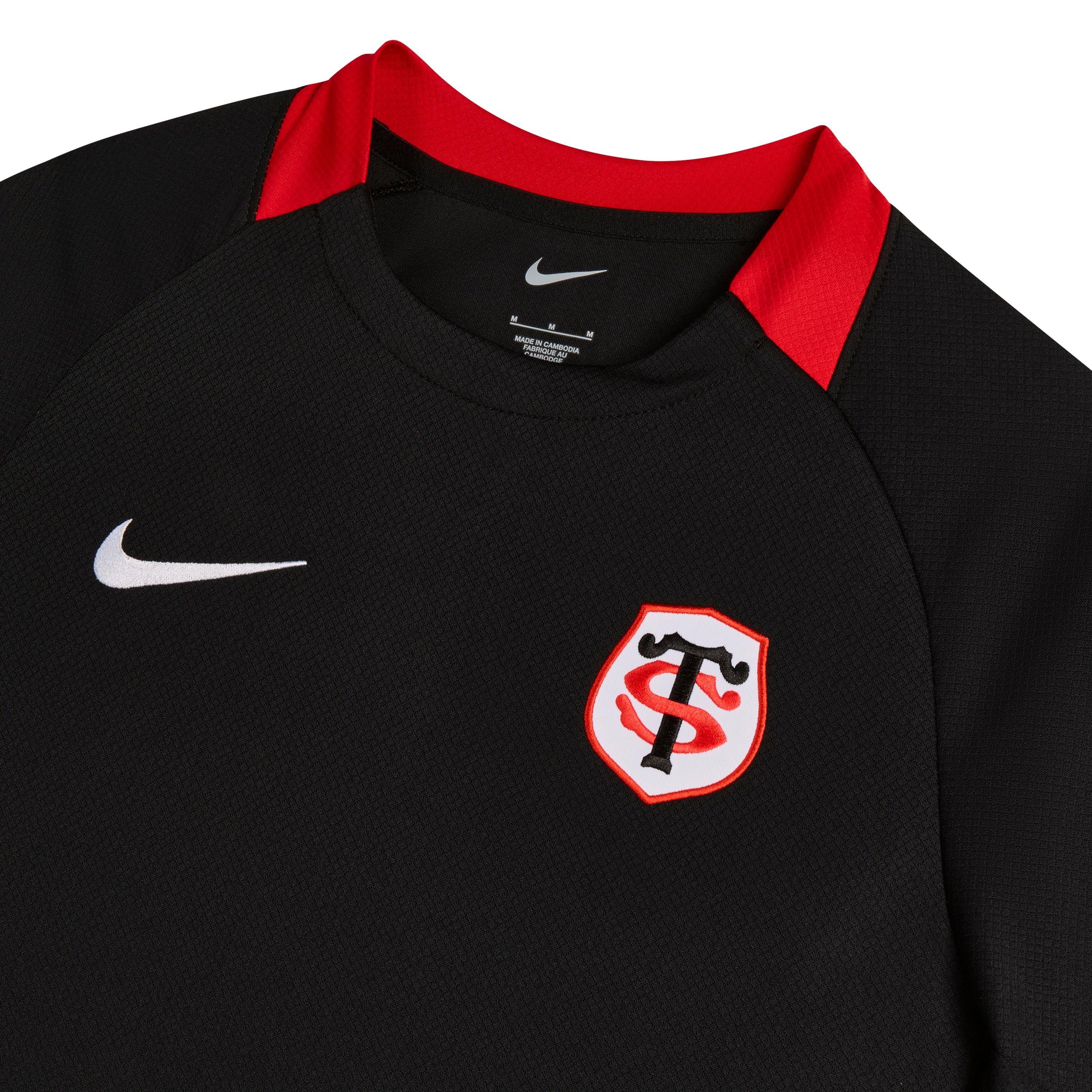 Black/Uni Red - Nike - Men's ST Training Dri-FIT Short-Sleeve T-Shirt - 4