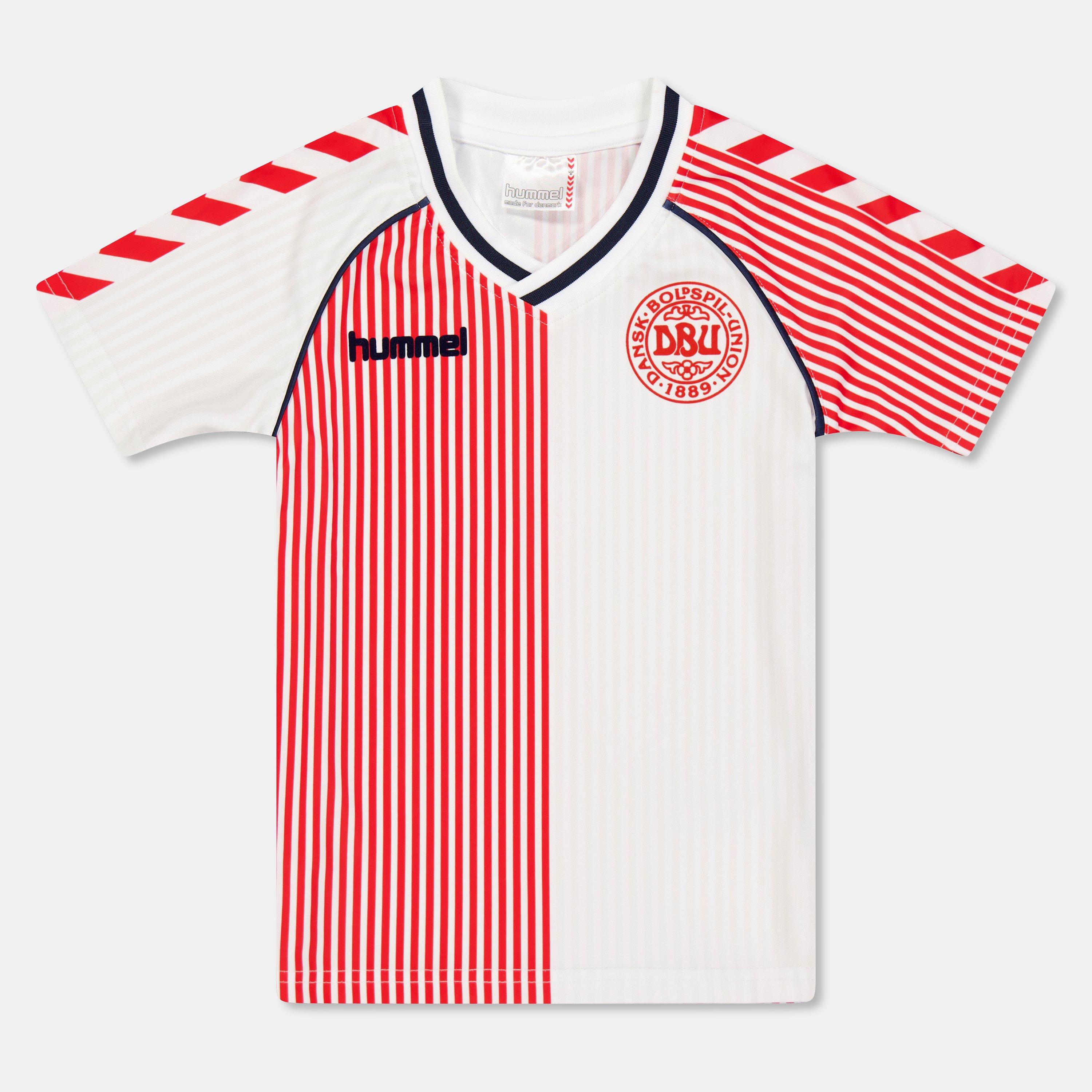 Hummel Denmark Retro Away Shirt 1986 Juniors | Sports Direct