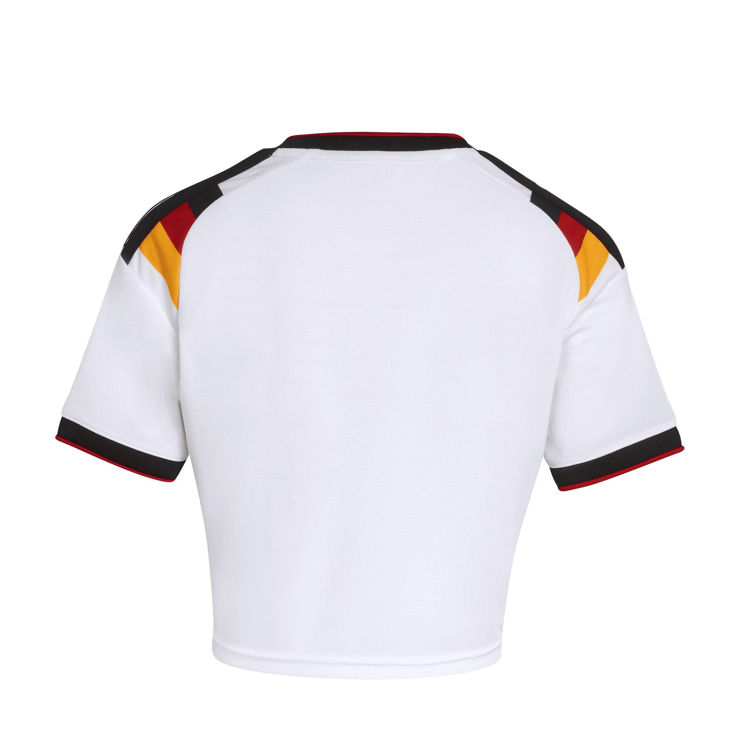 White - adidas - Germany World Cup 2026 Home Cropped Jersey - 2