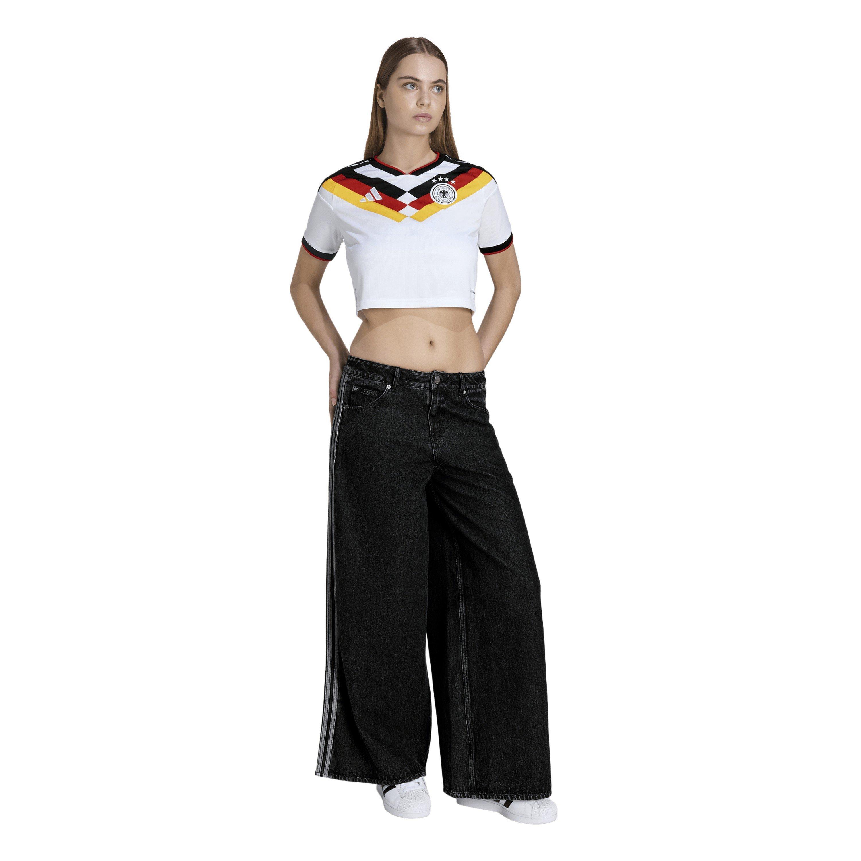 White - adidas - Germany World Cup 2026 Home Cropped Jersey - 7