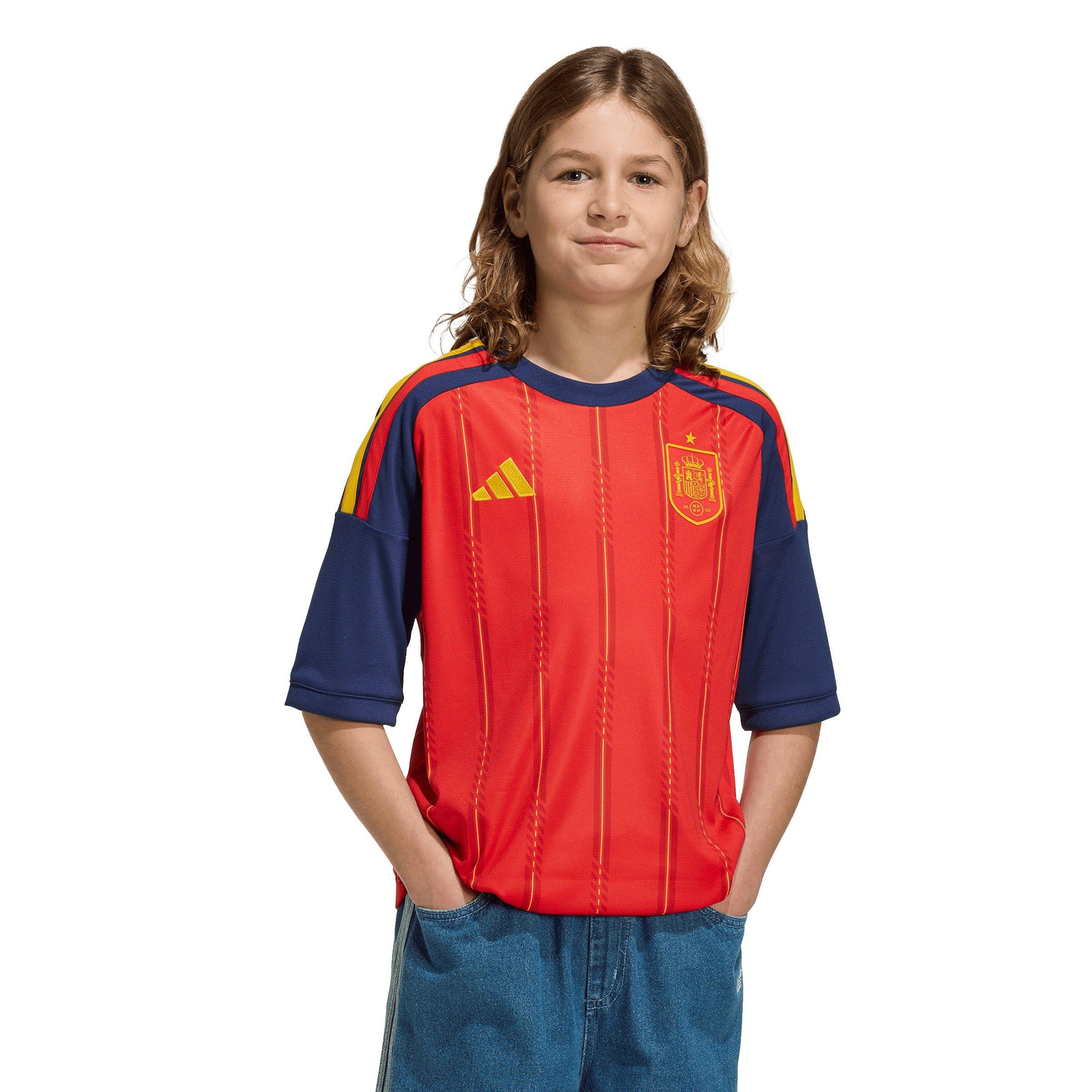 Vivid Red - adidas - Spain Home Shirt World Cup 2026 Juniors - 5