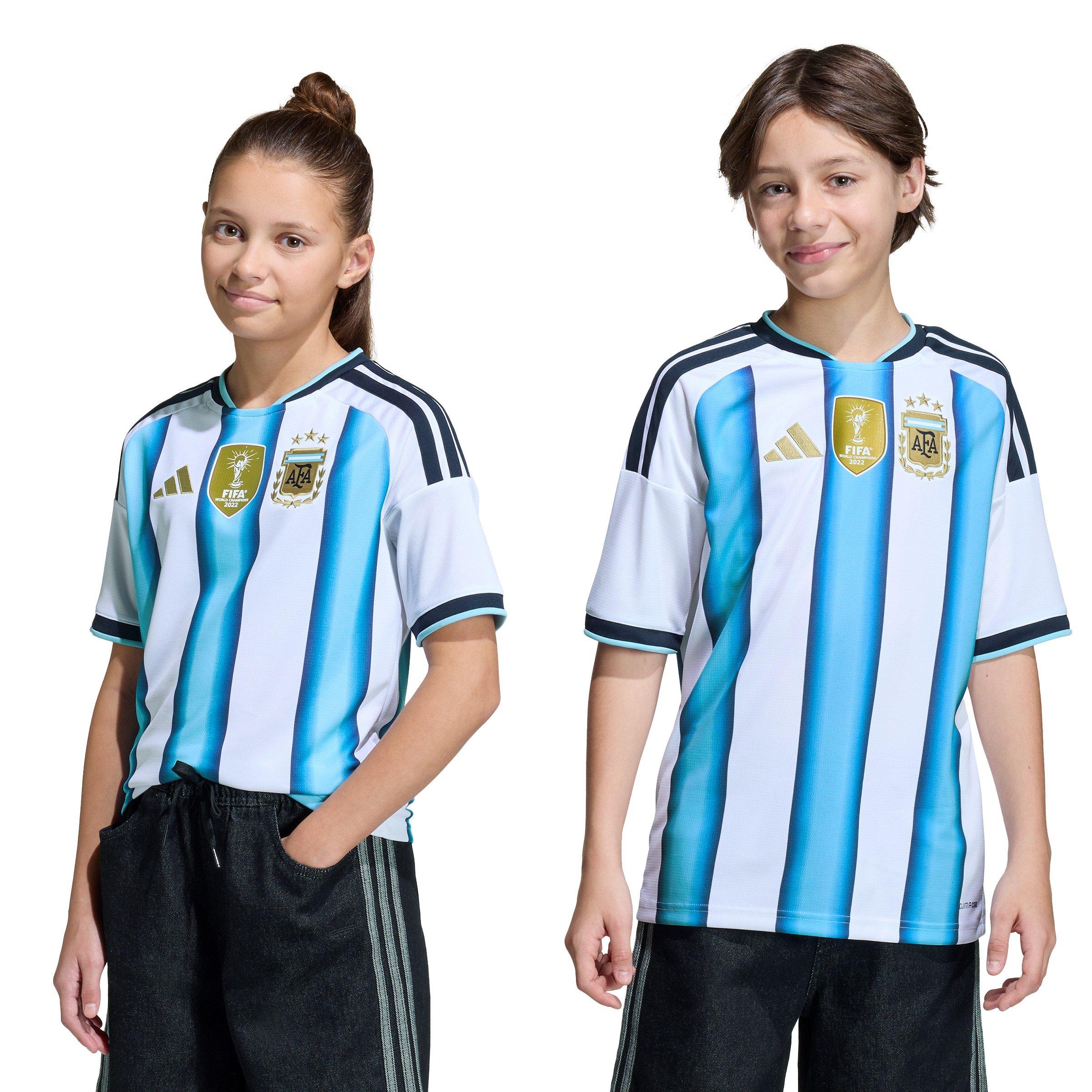 White/Blue - adidas - Argentina Home Shirt World Cup 2026 Juniors - 3