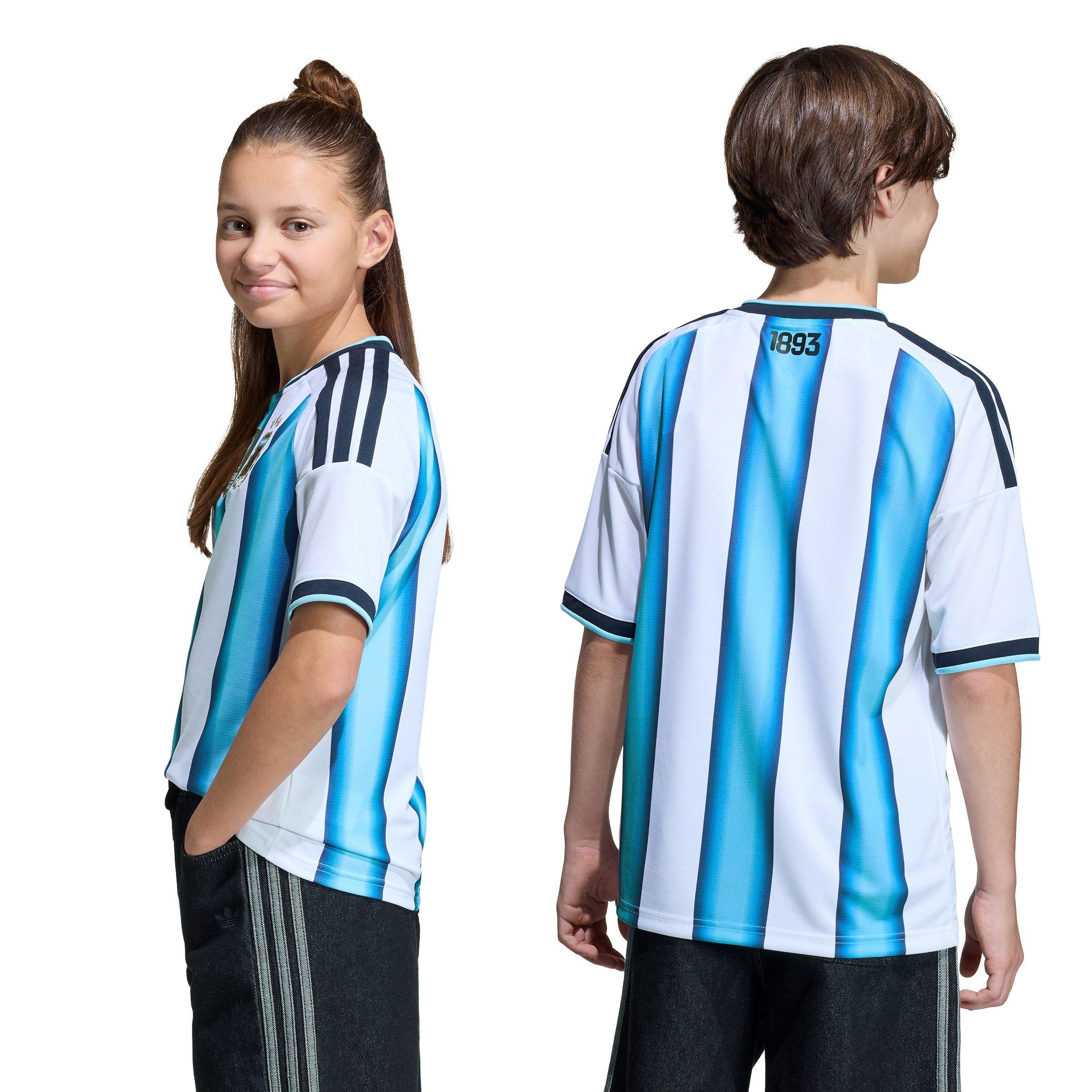 White/Blue - adidas - Argentina Home Shirt World Cup 2026 Juniors - 4