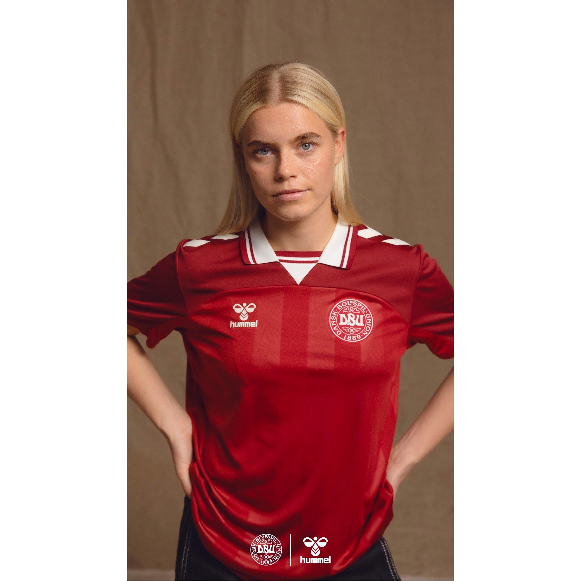 Red - Hummel - Denmark Home Shirt 2025 Womens - 4