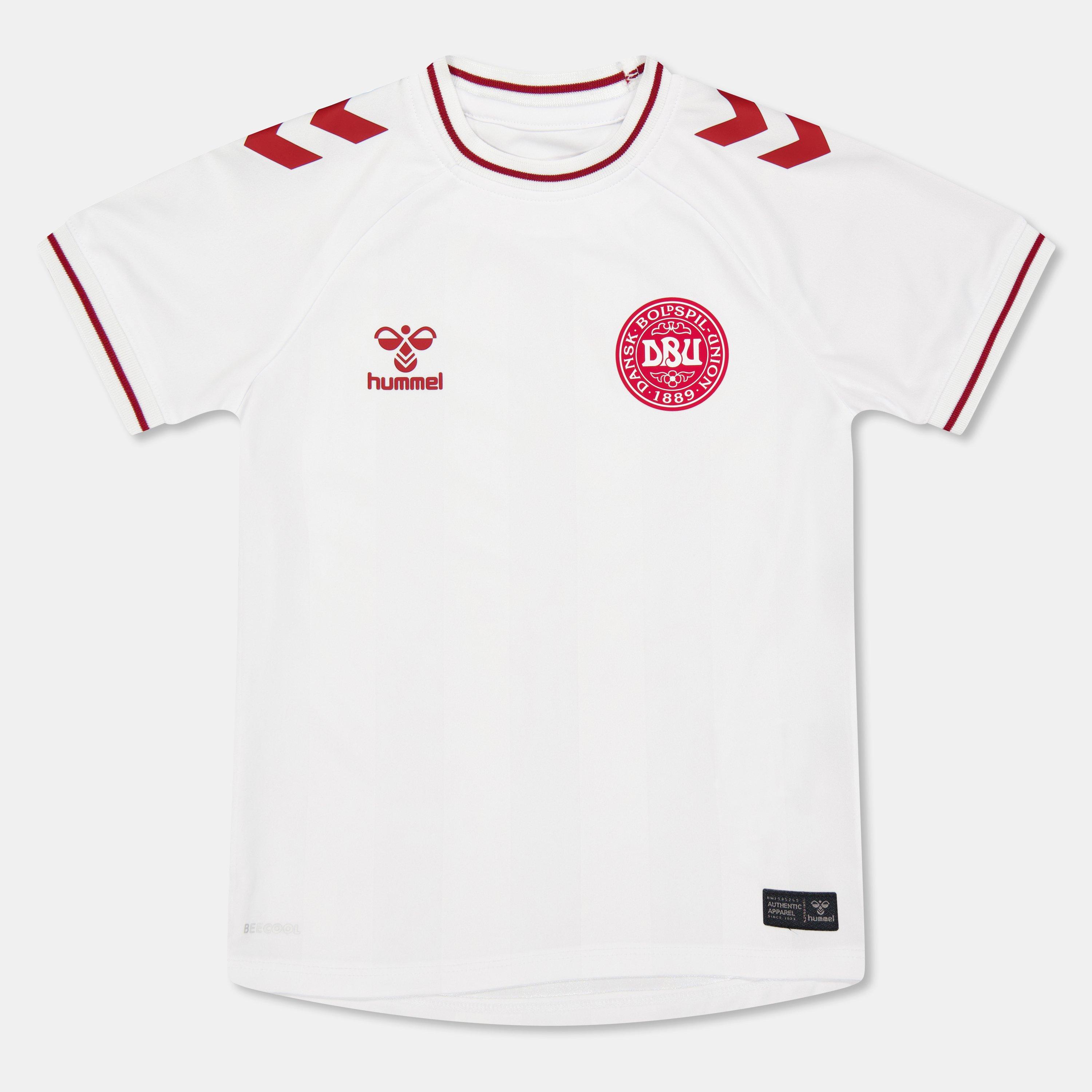 Hummel  Kids Denmark Away Shirt 2025 Juniors - White - 9-10 (M)